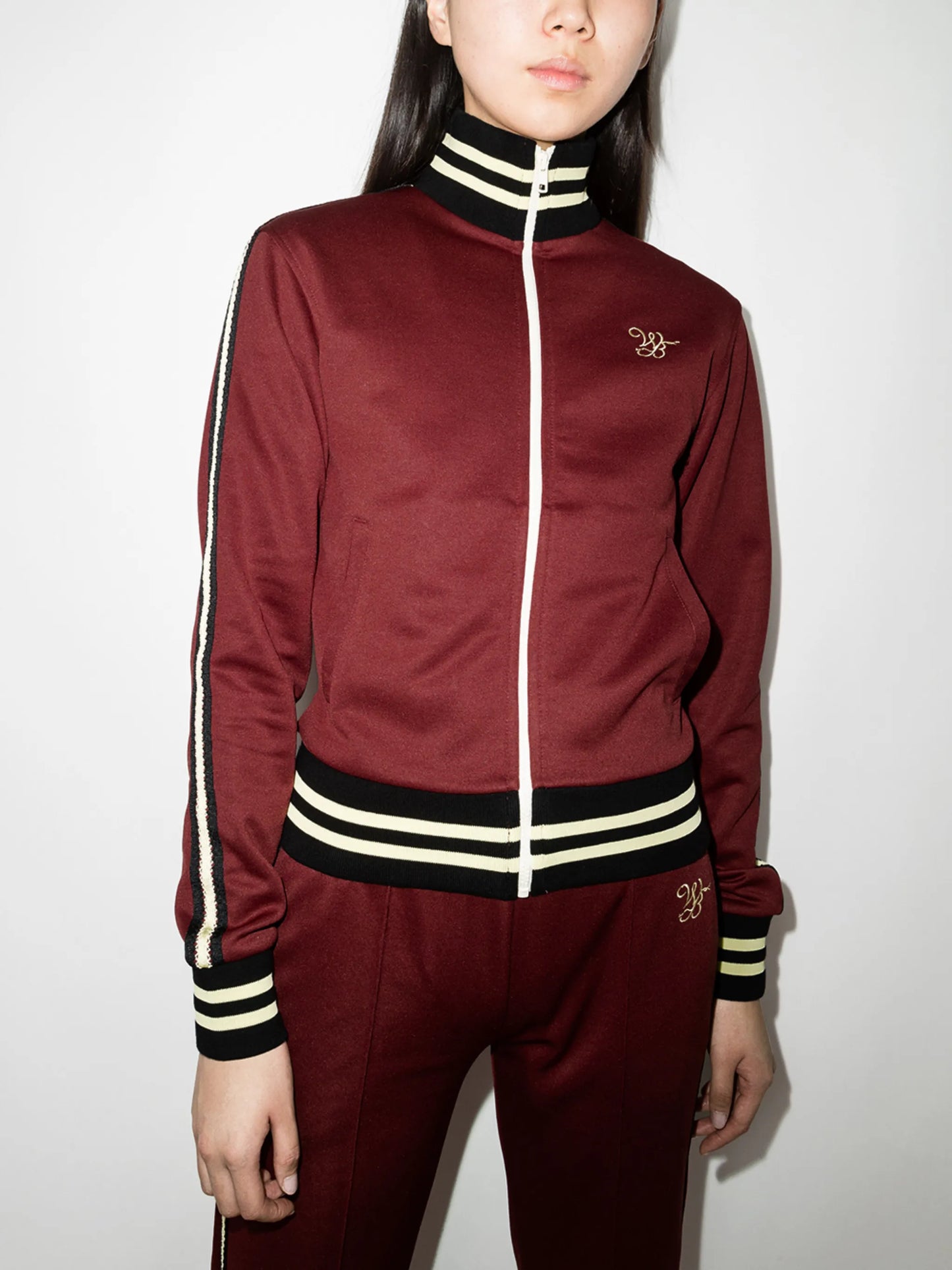 Studio stripe-detail track jacket