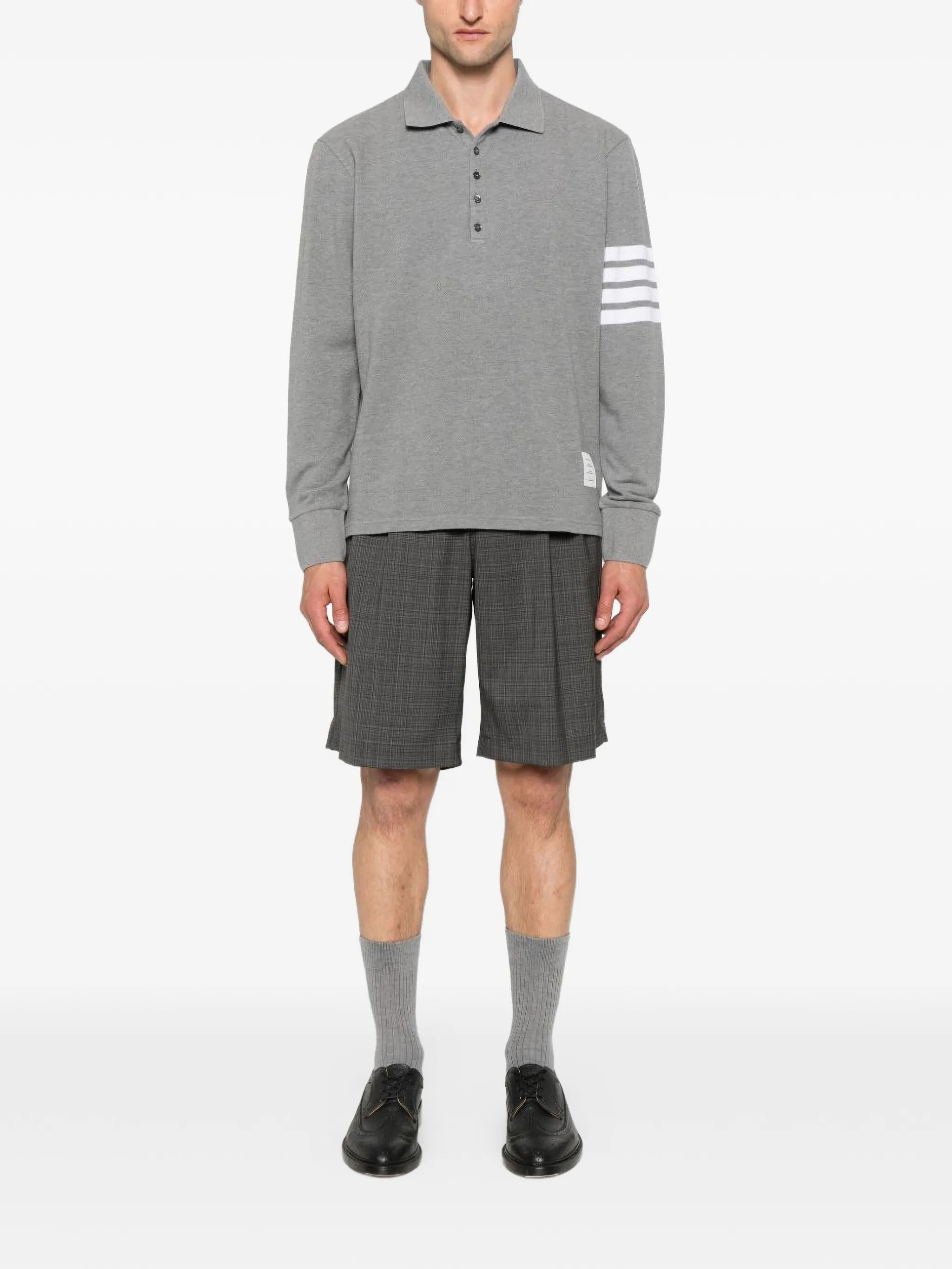 long-sleeved polo shirt