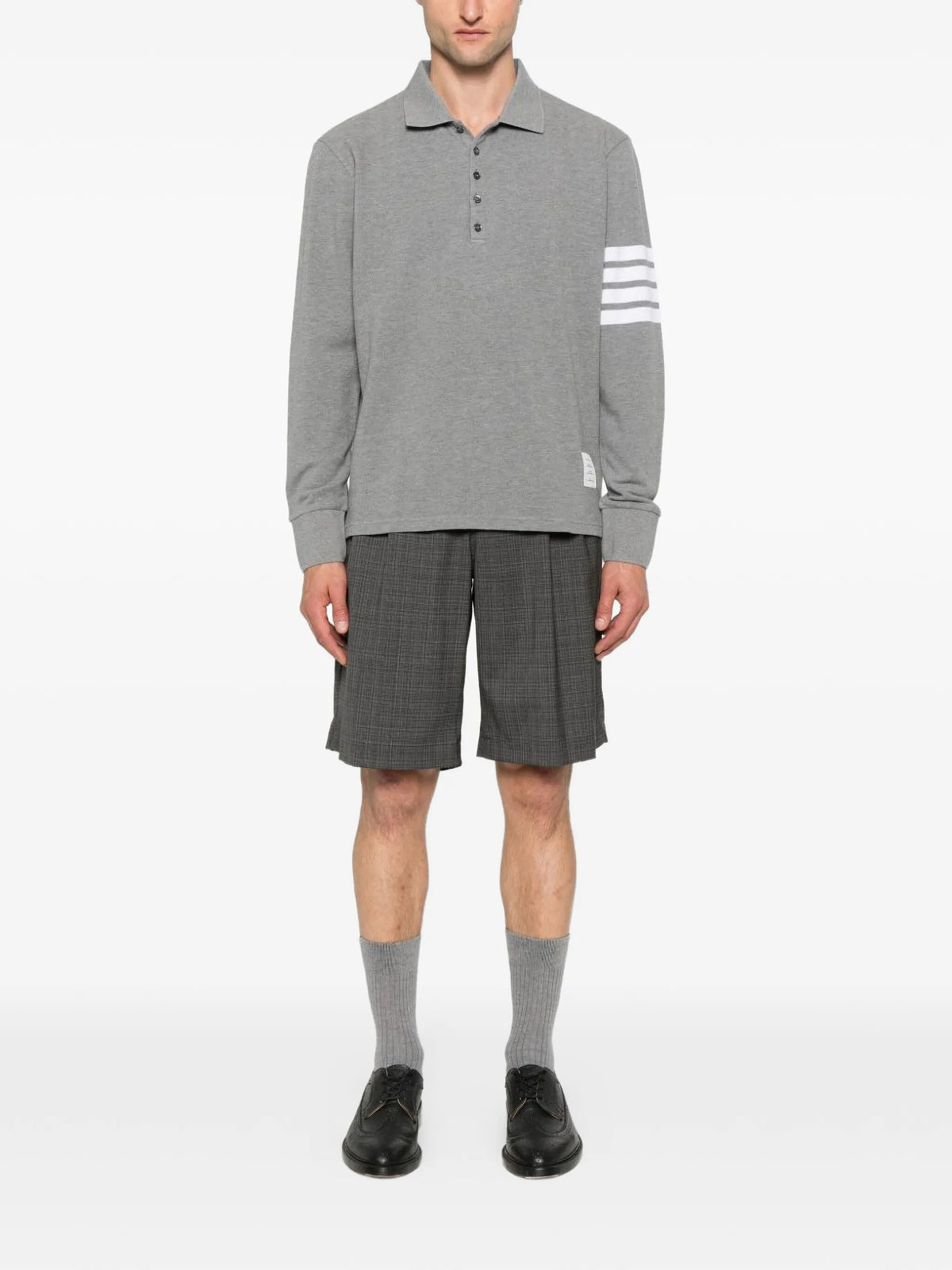 long-sleeved polo shirt