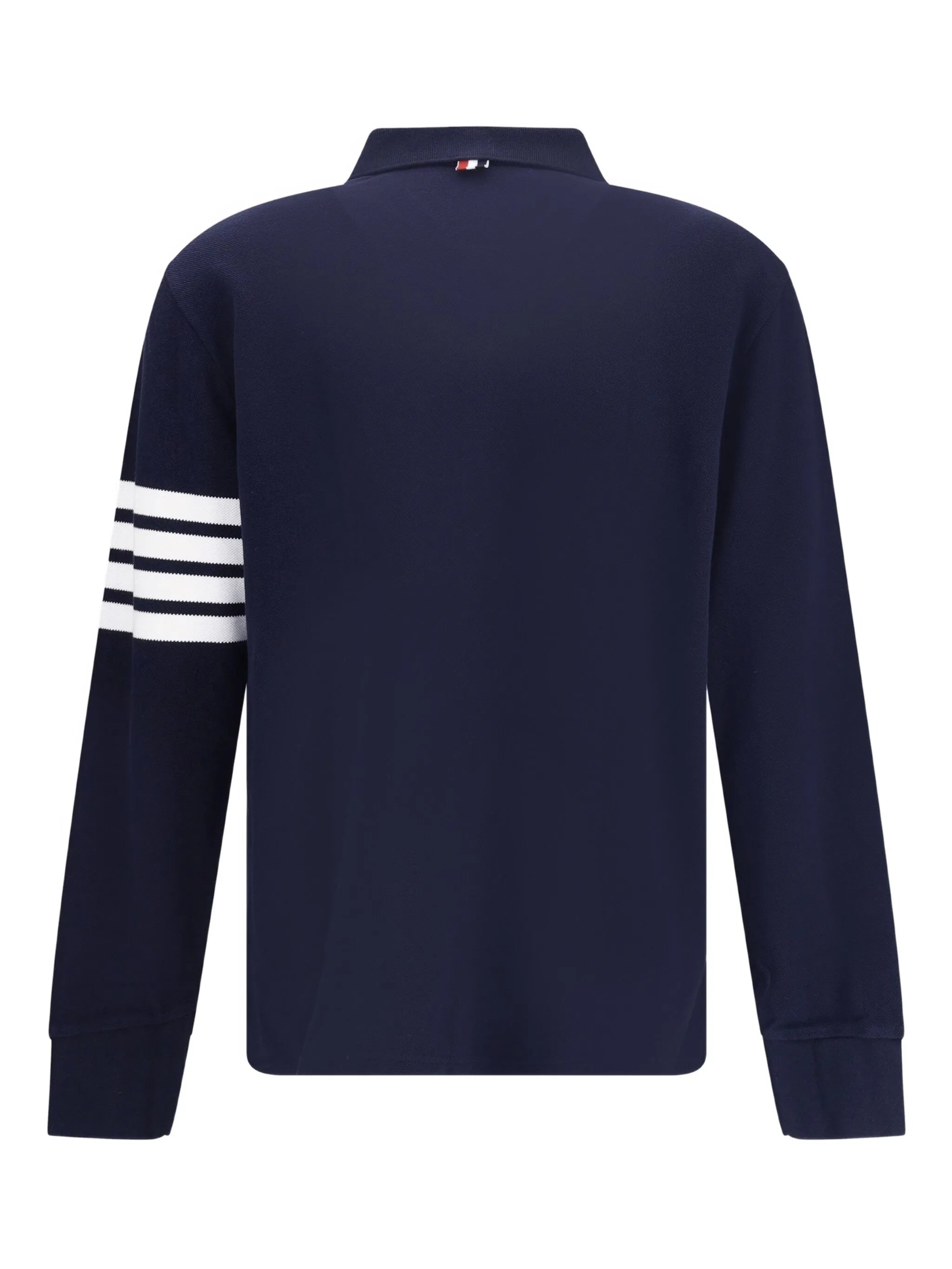 4-Bar long-sleeve polo shirt