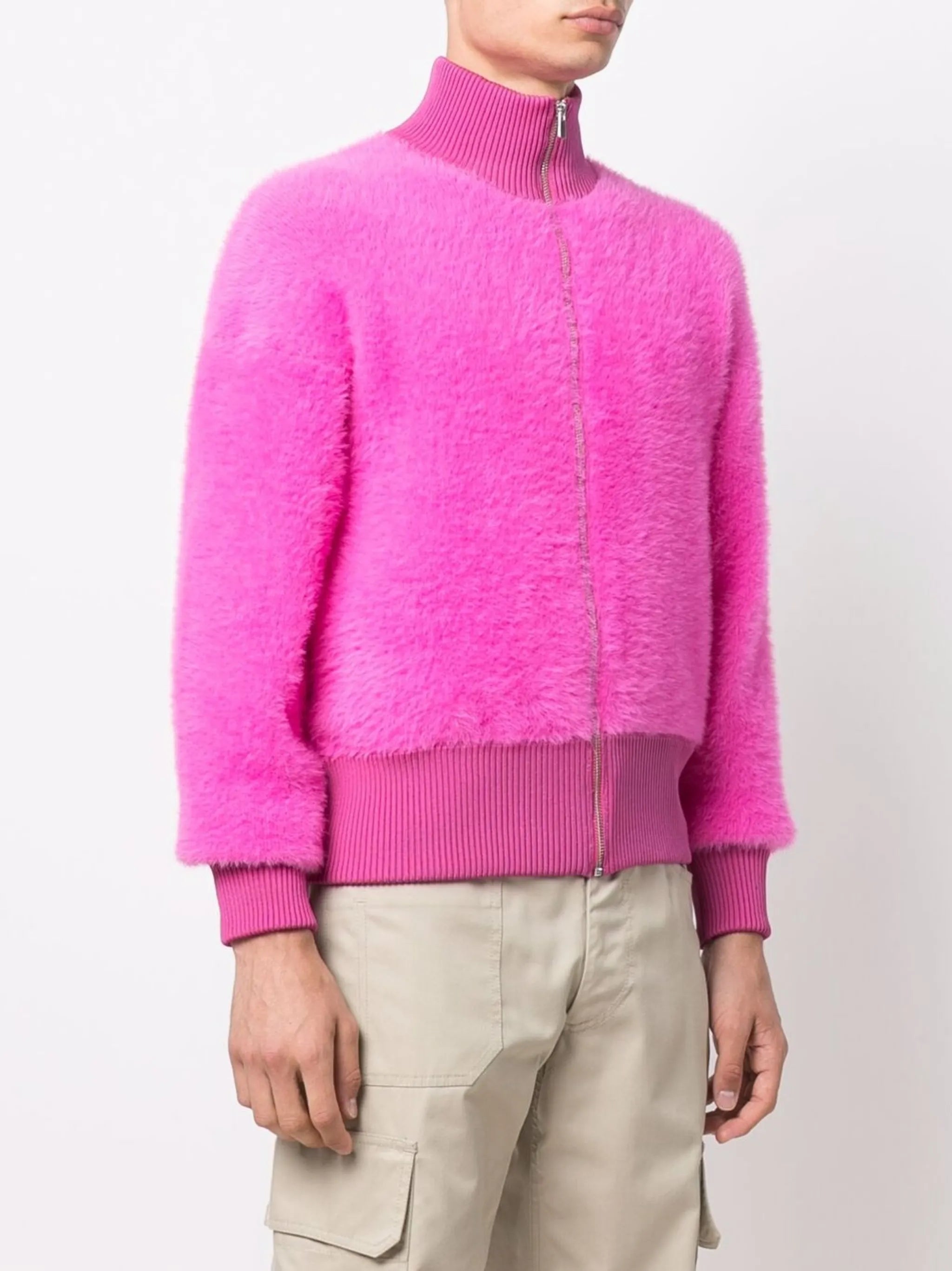 Neve zipped bomber jacket