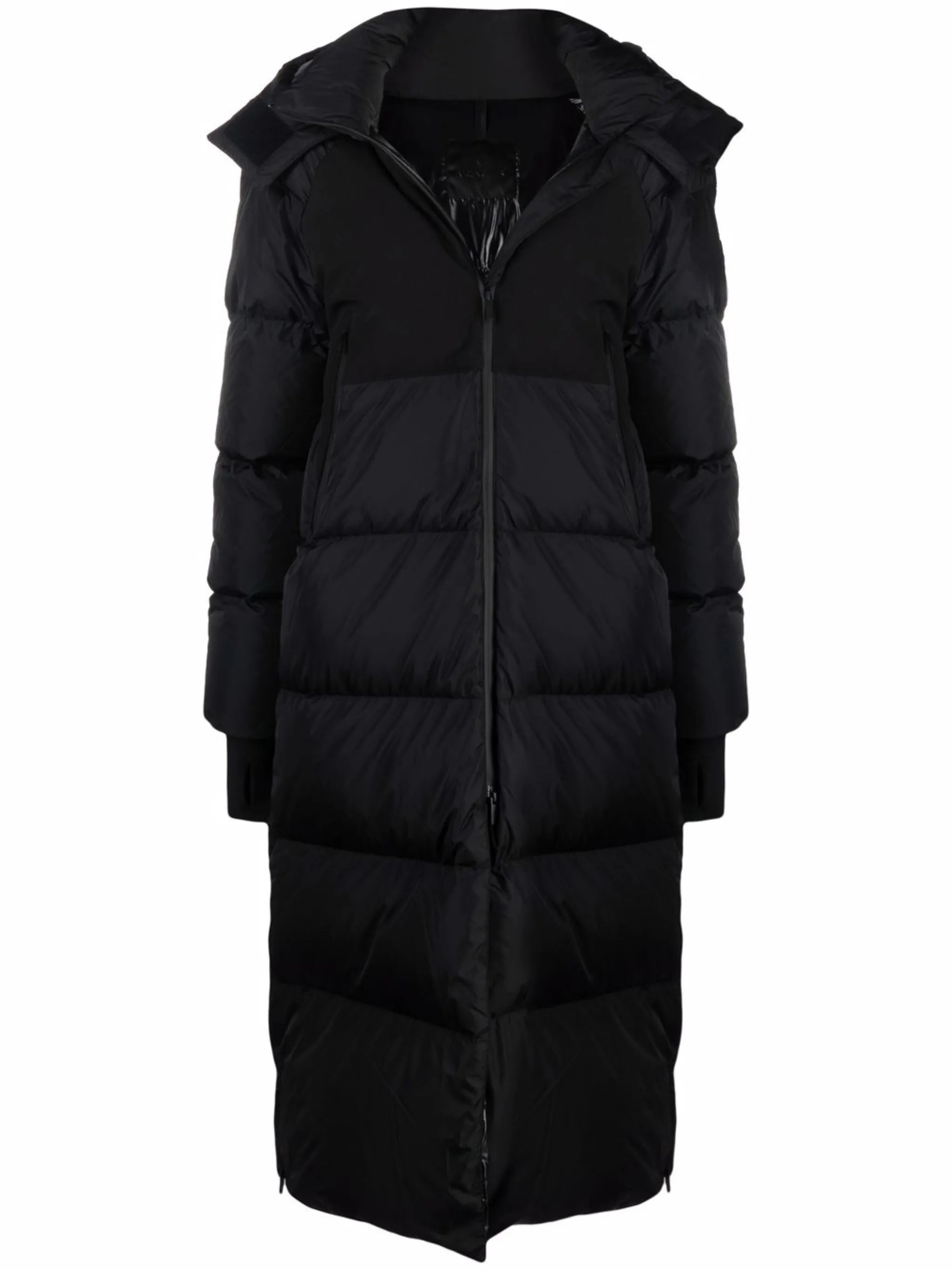 Heliotrope long down coat