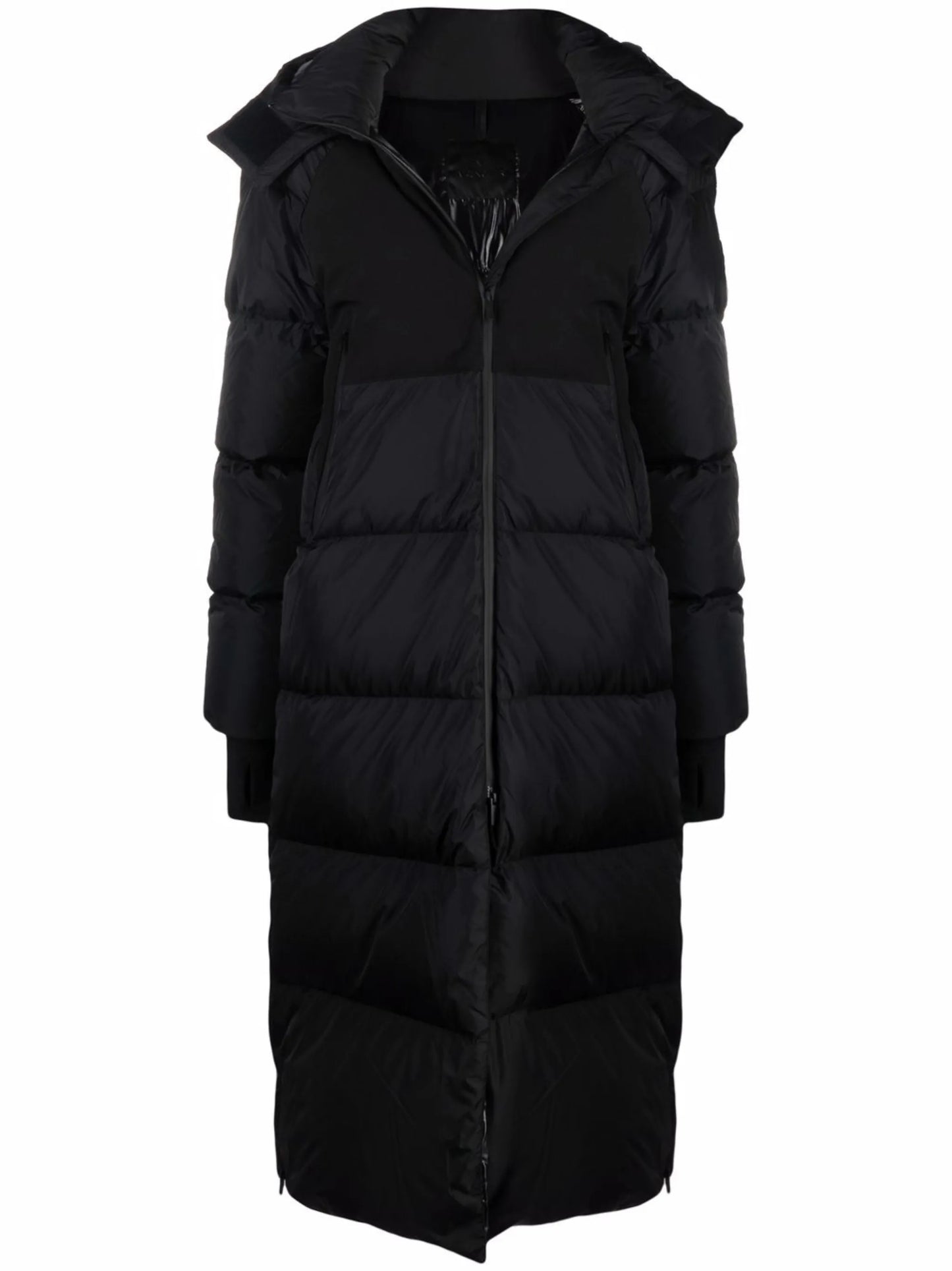 Heliotrope long down coat