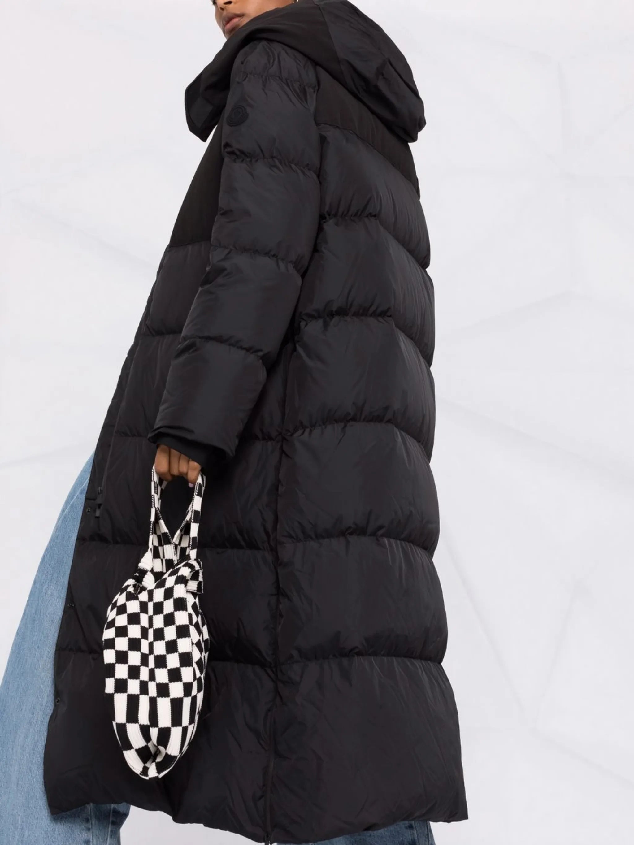 Heliotrope long down coat