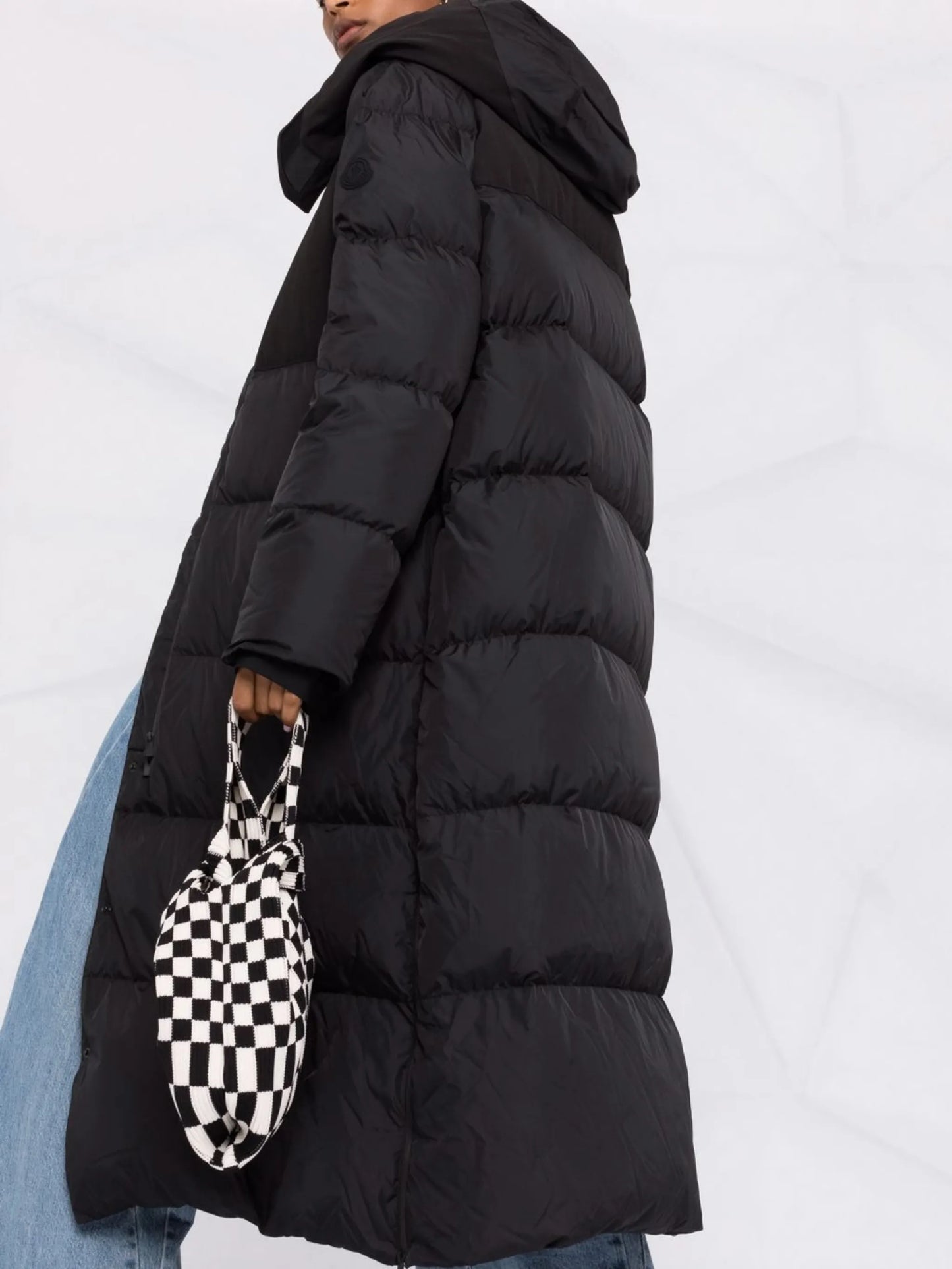 Heliotrope long down coat