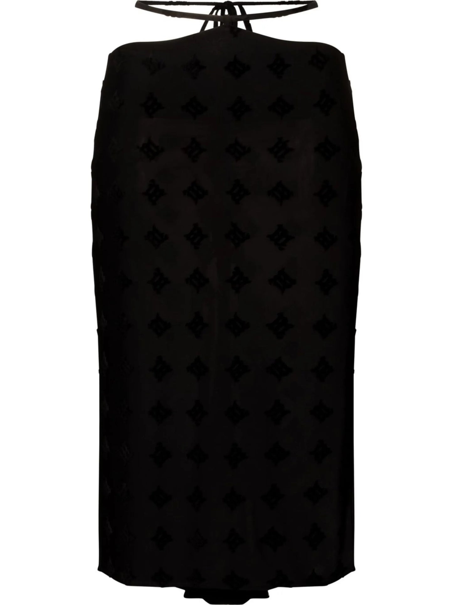 cut-out pencil skirt