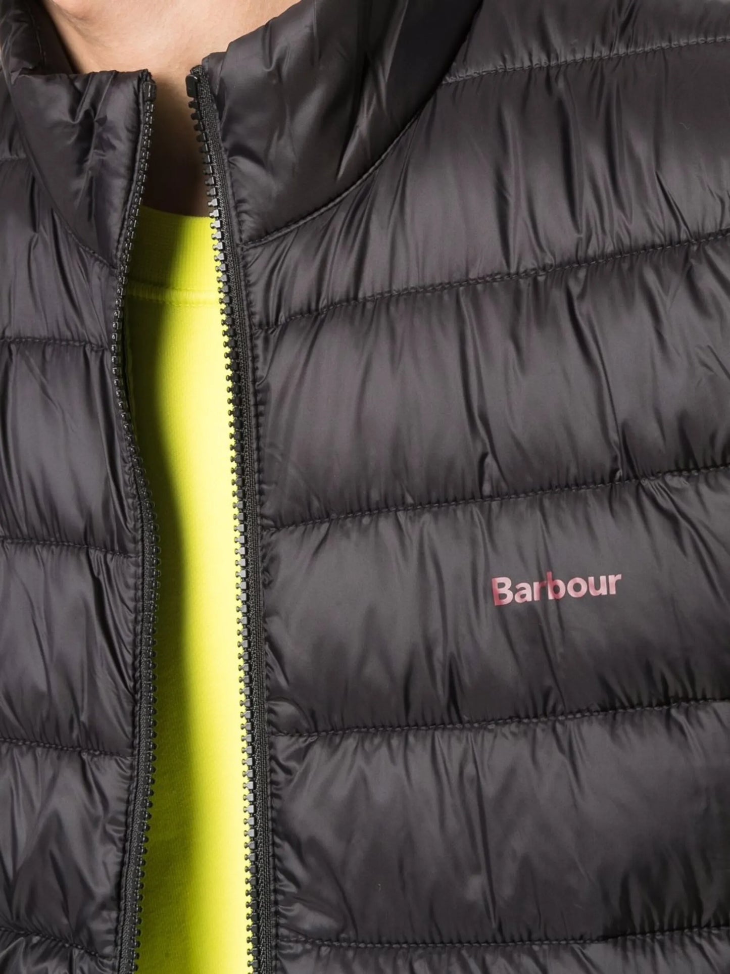 padded logo gilet