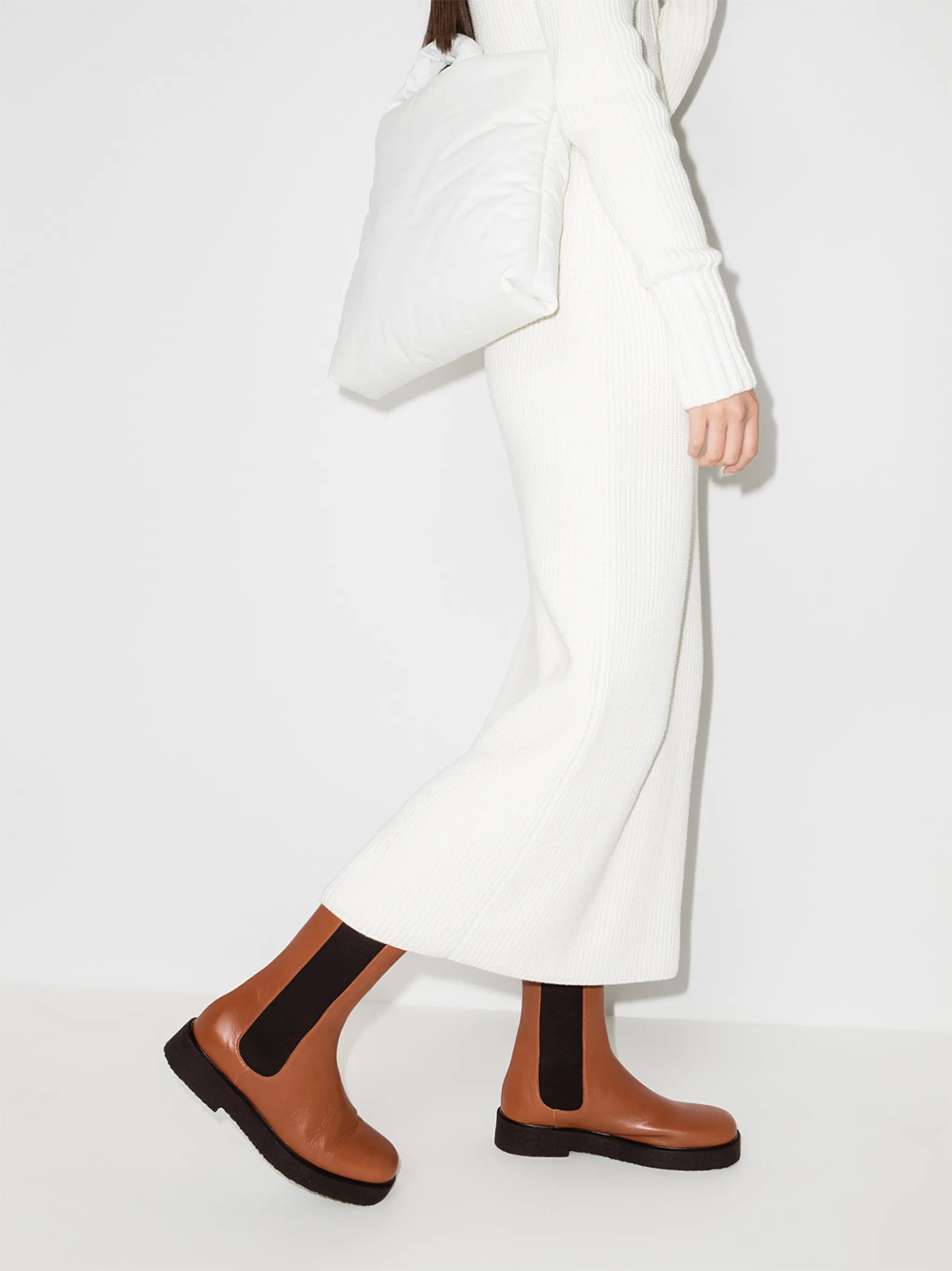 Palamino leather Chelsea boots