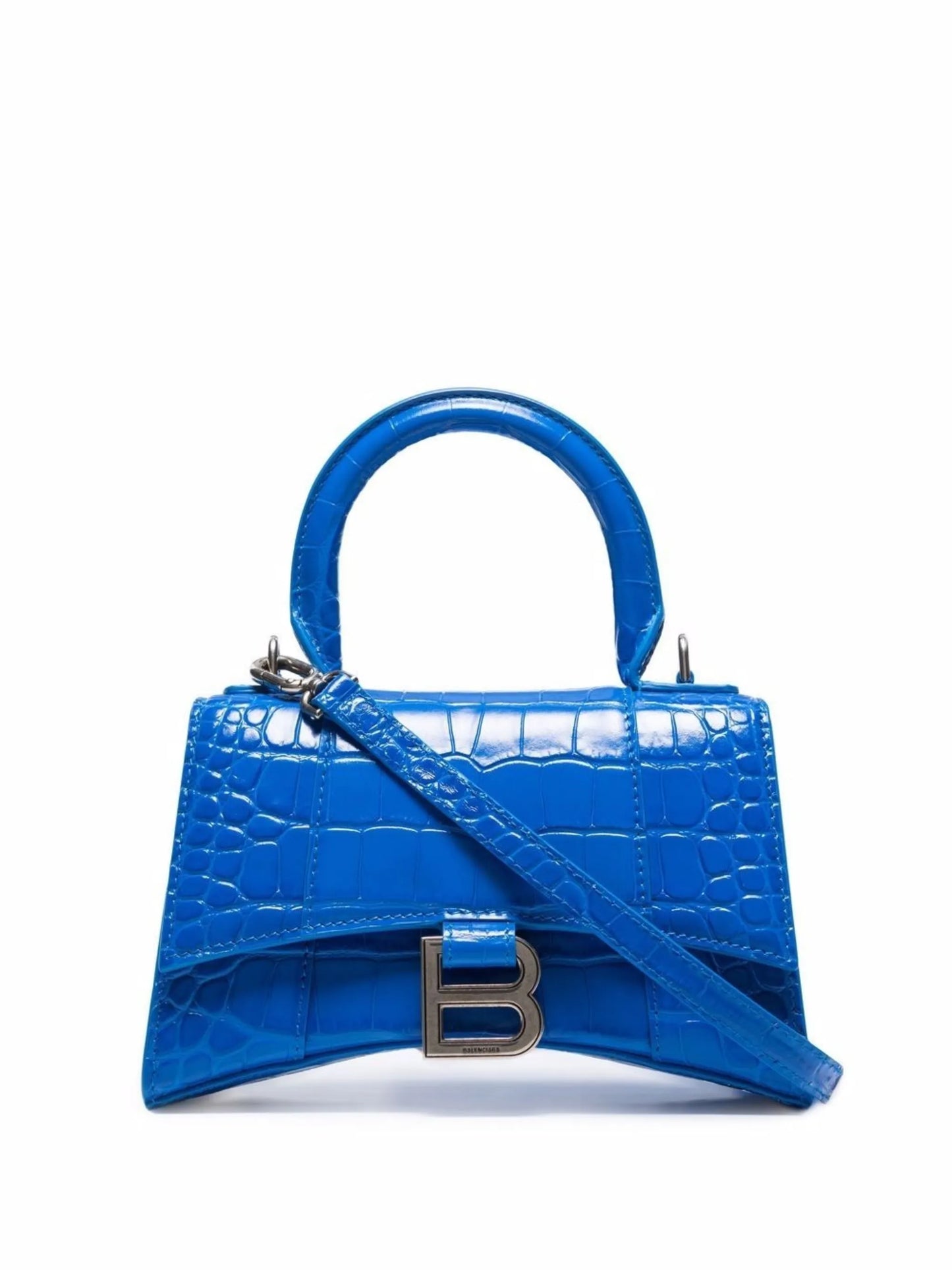 Hourglass XS embossed tote bag