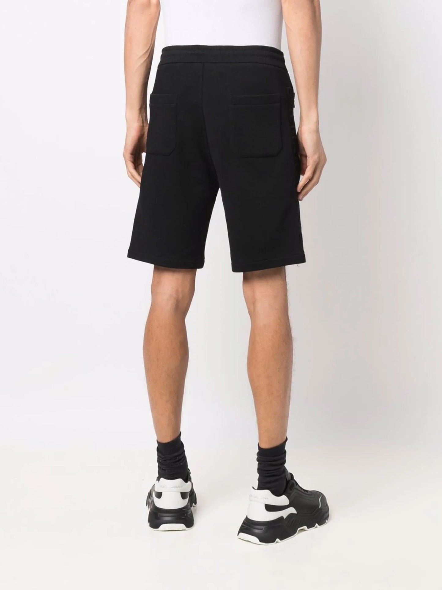 embossed-logo bermuda shorts