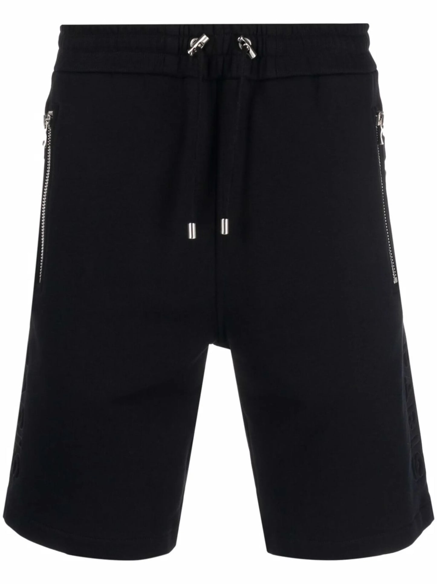 embossed-logo bermuda shorts