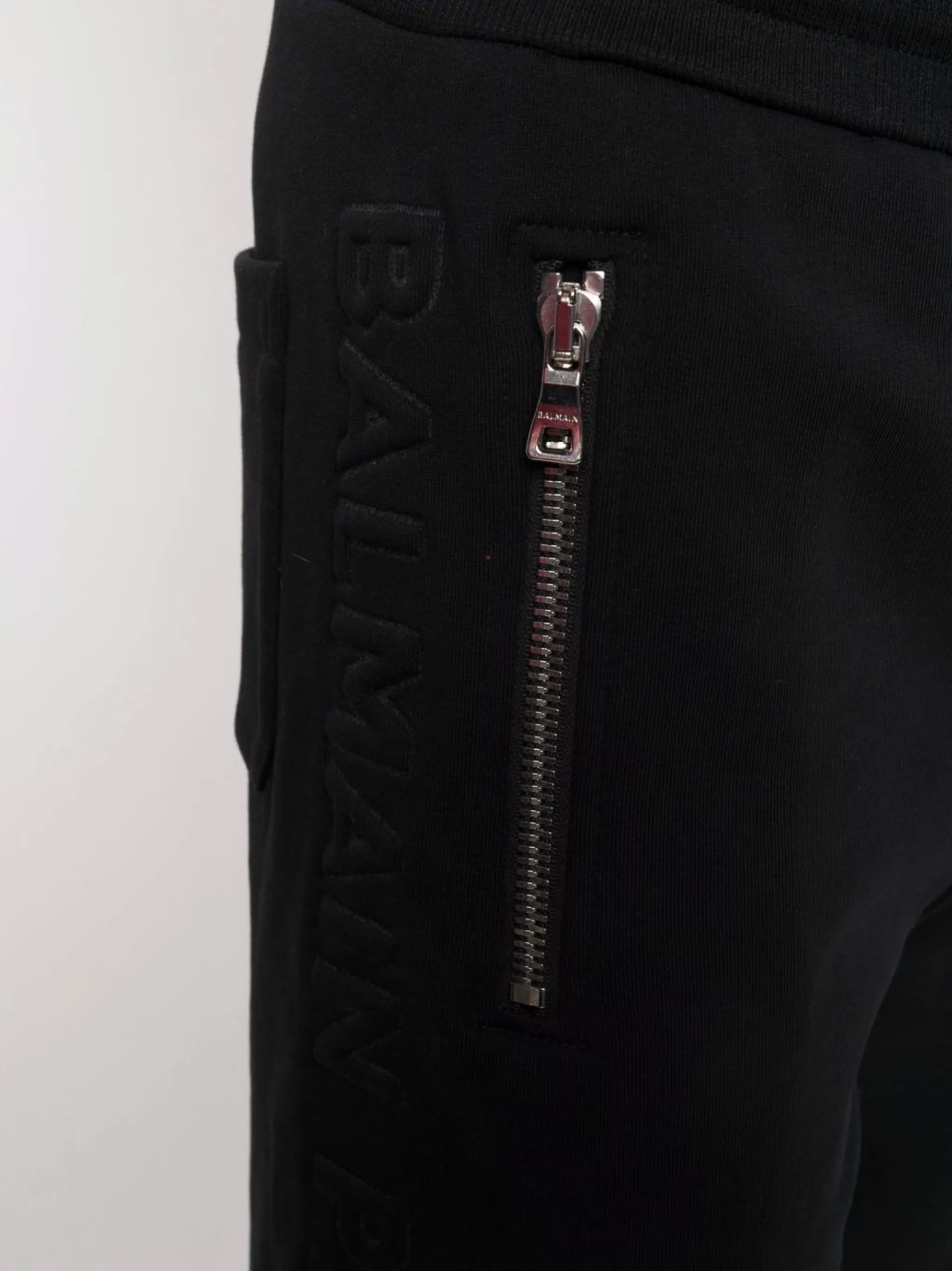 embossed-logo bermuda shorts