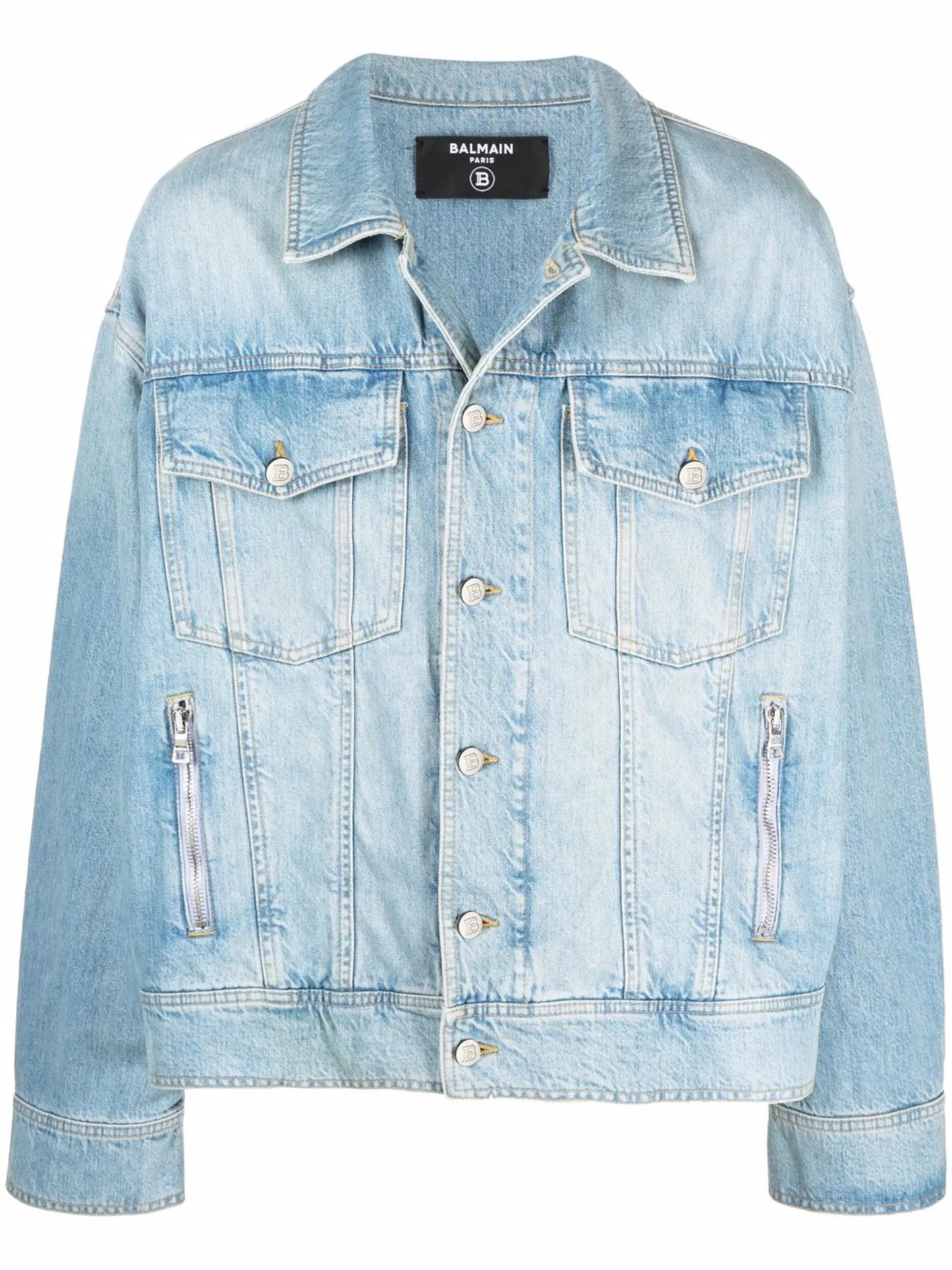 button-up denim jacket