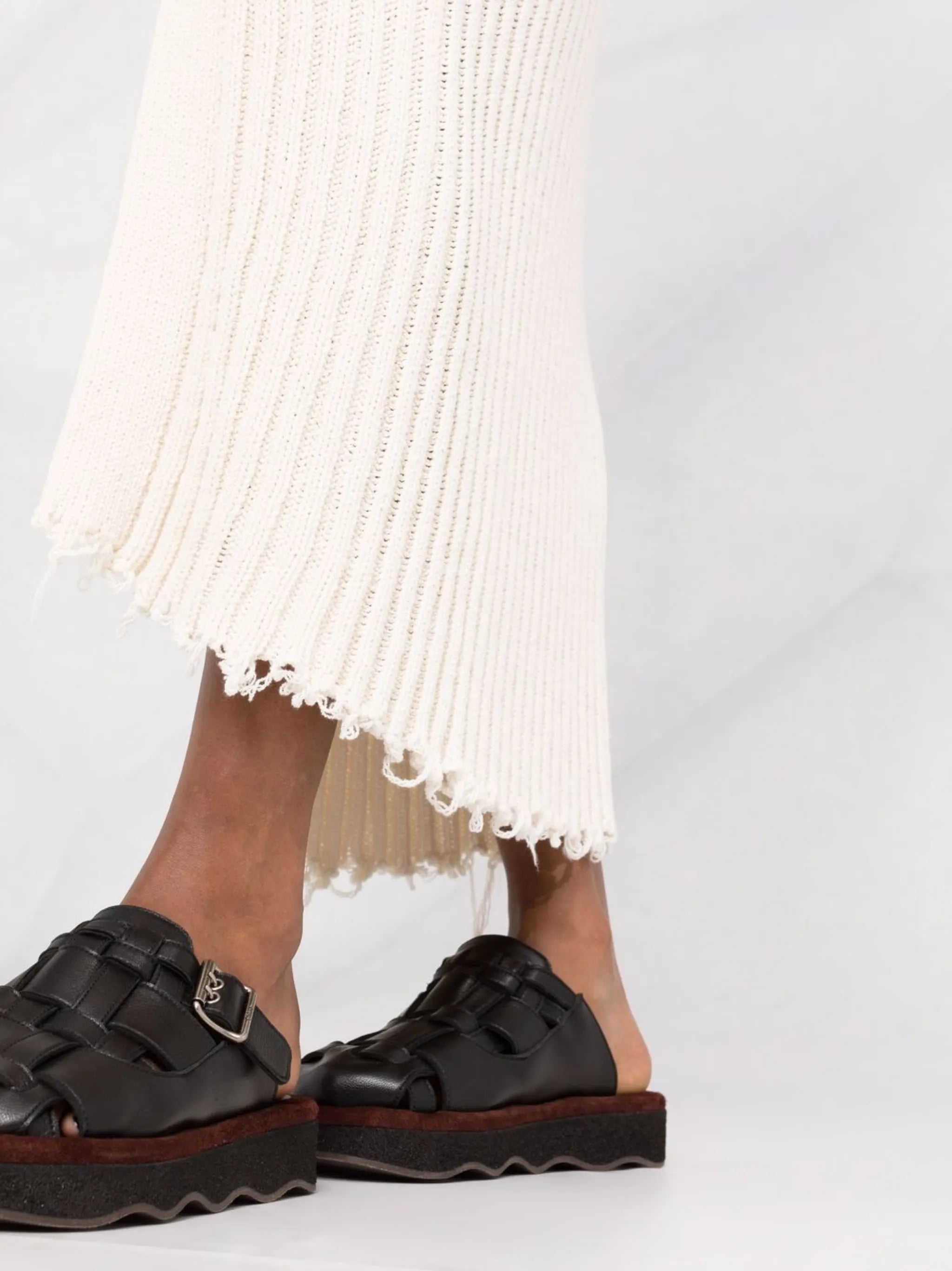 knitted wrap skirt
