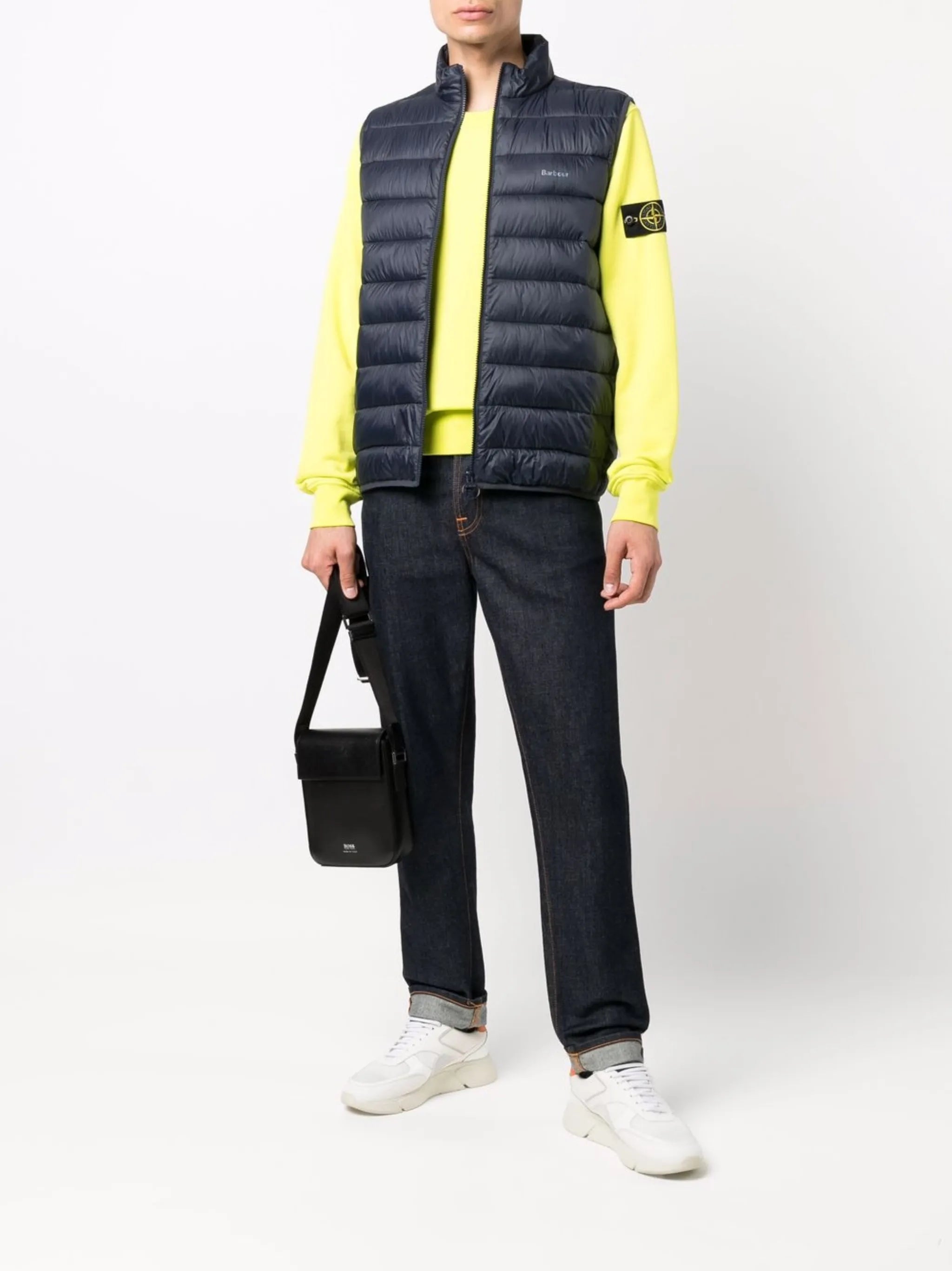 logo puffer gilet
