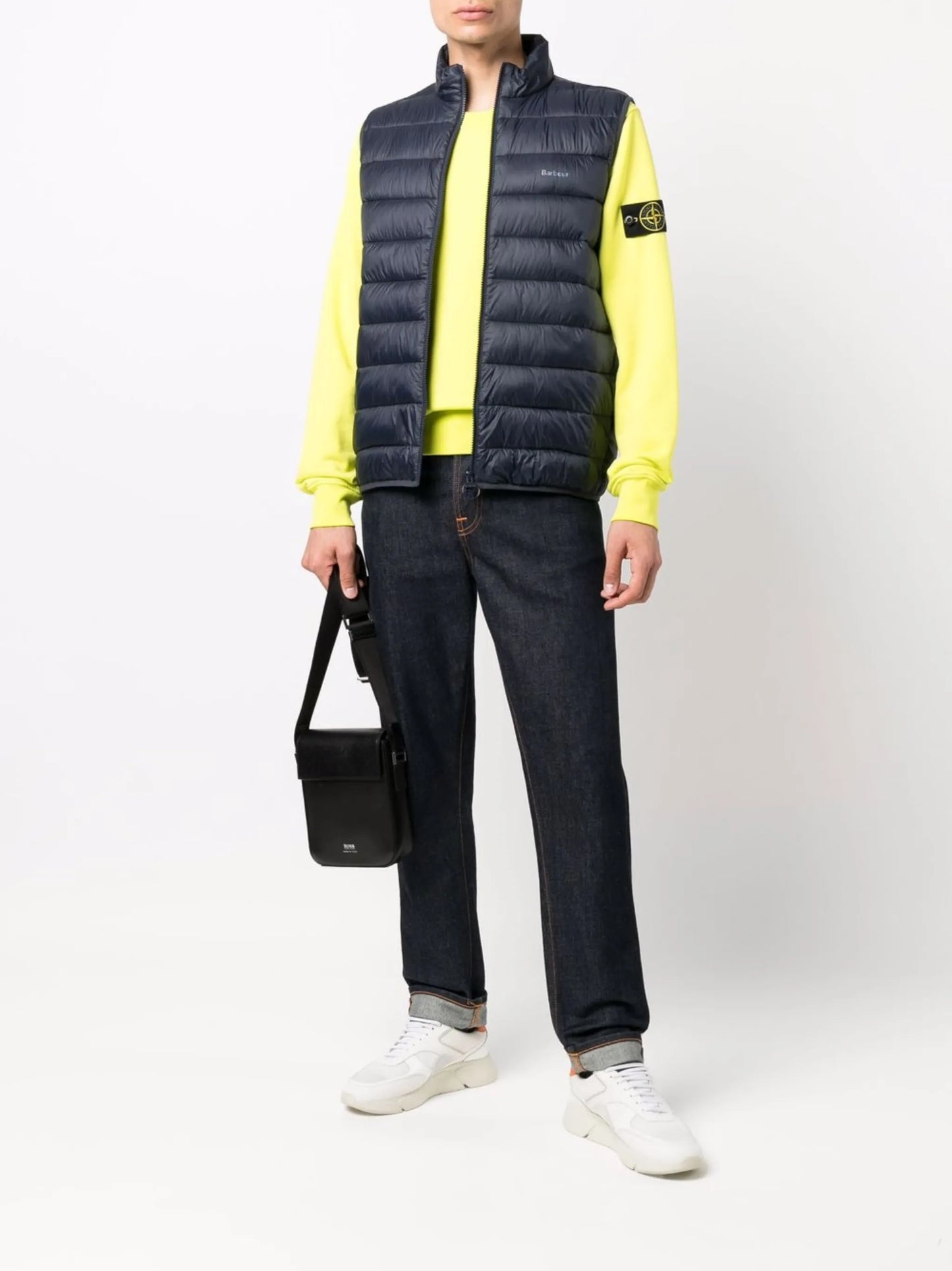 logo puffer gilet