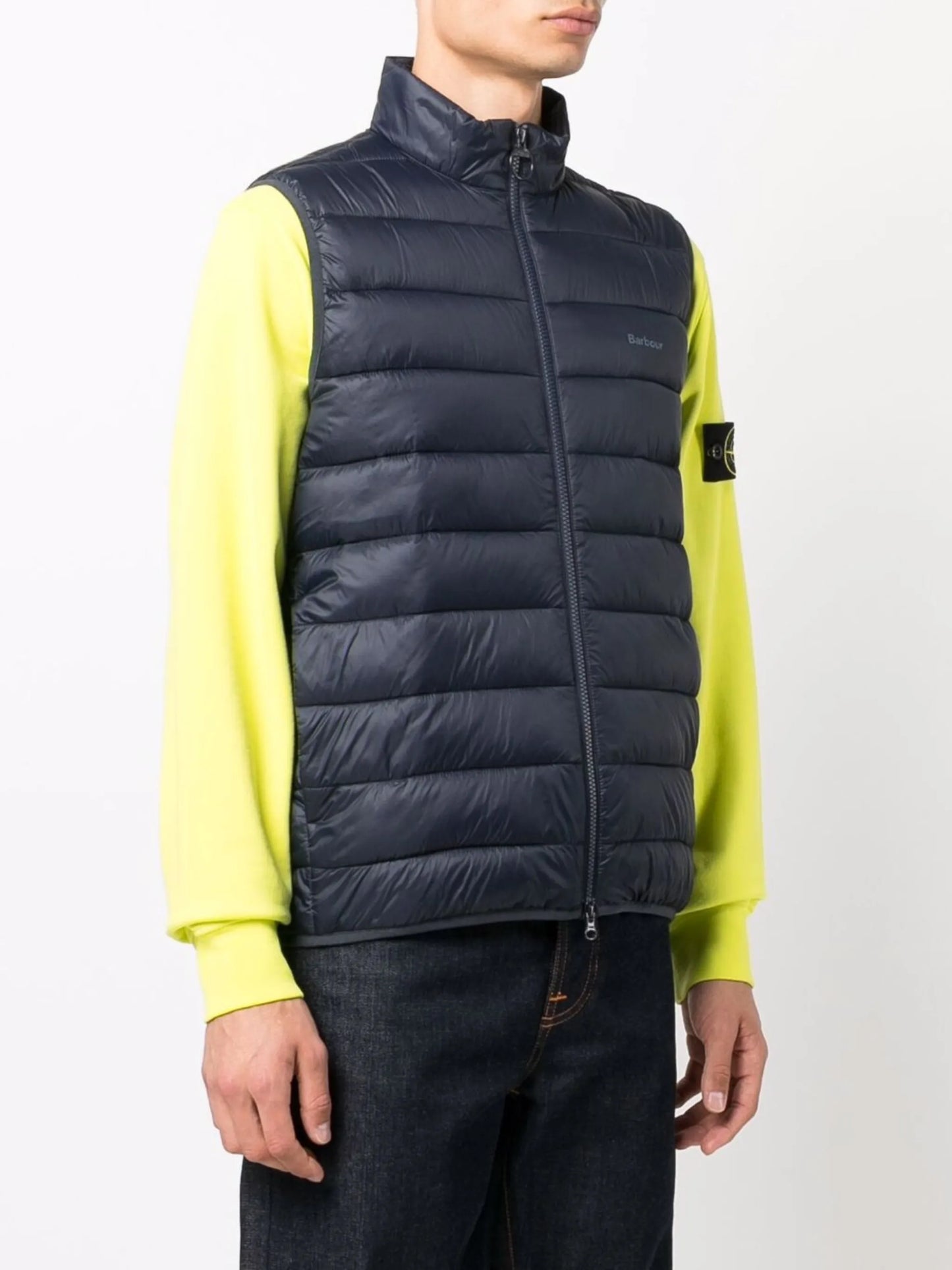 logo puffer gilet