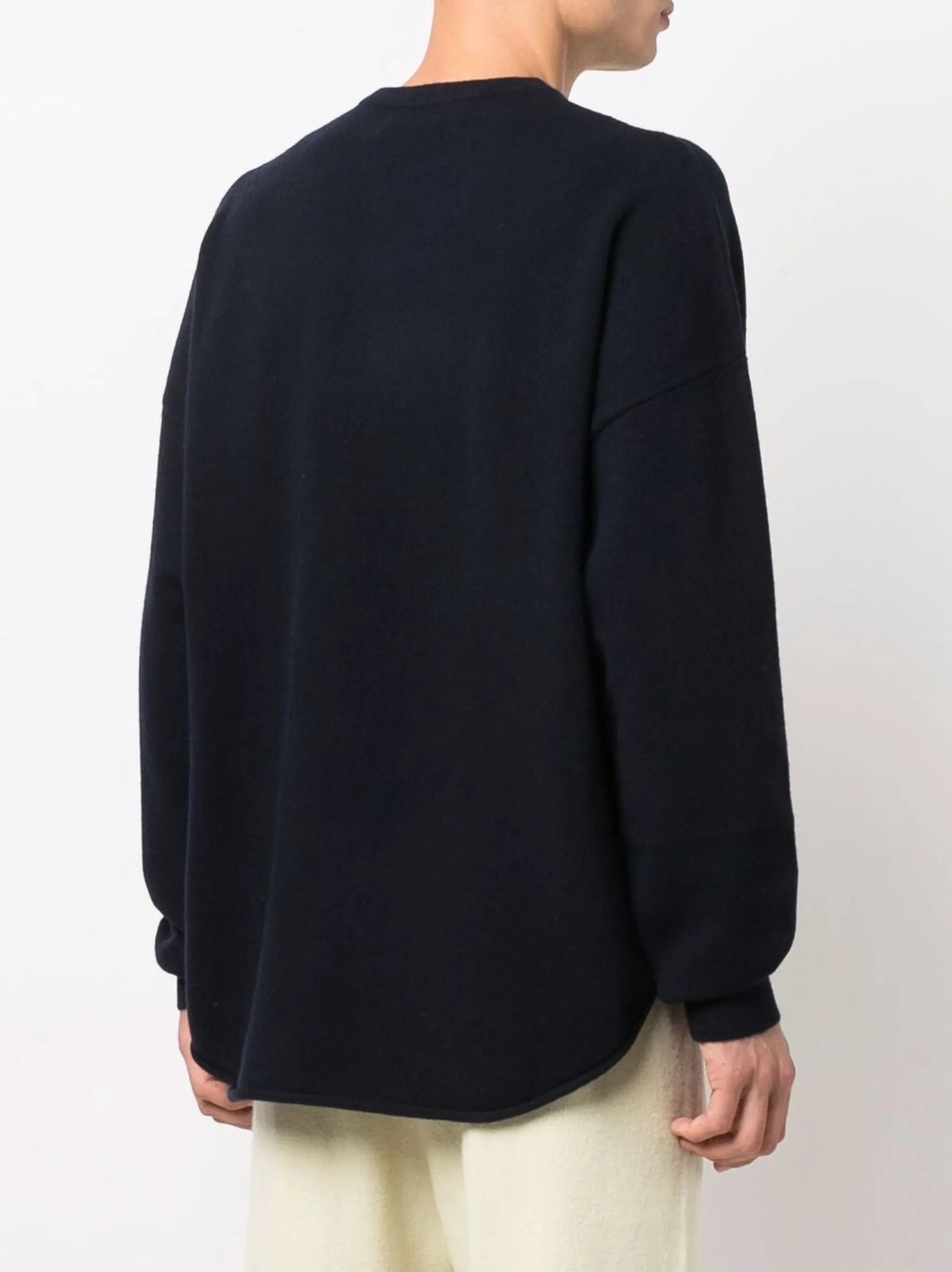 long-sleeve cashmere jumper