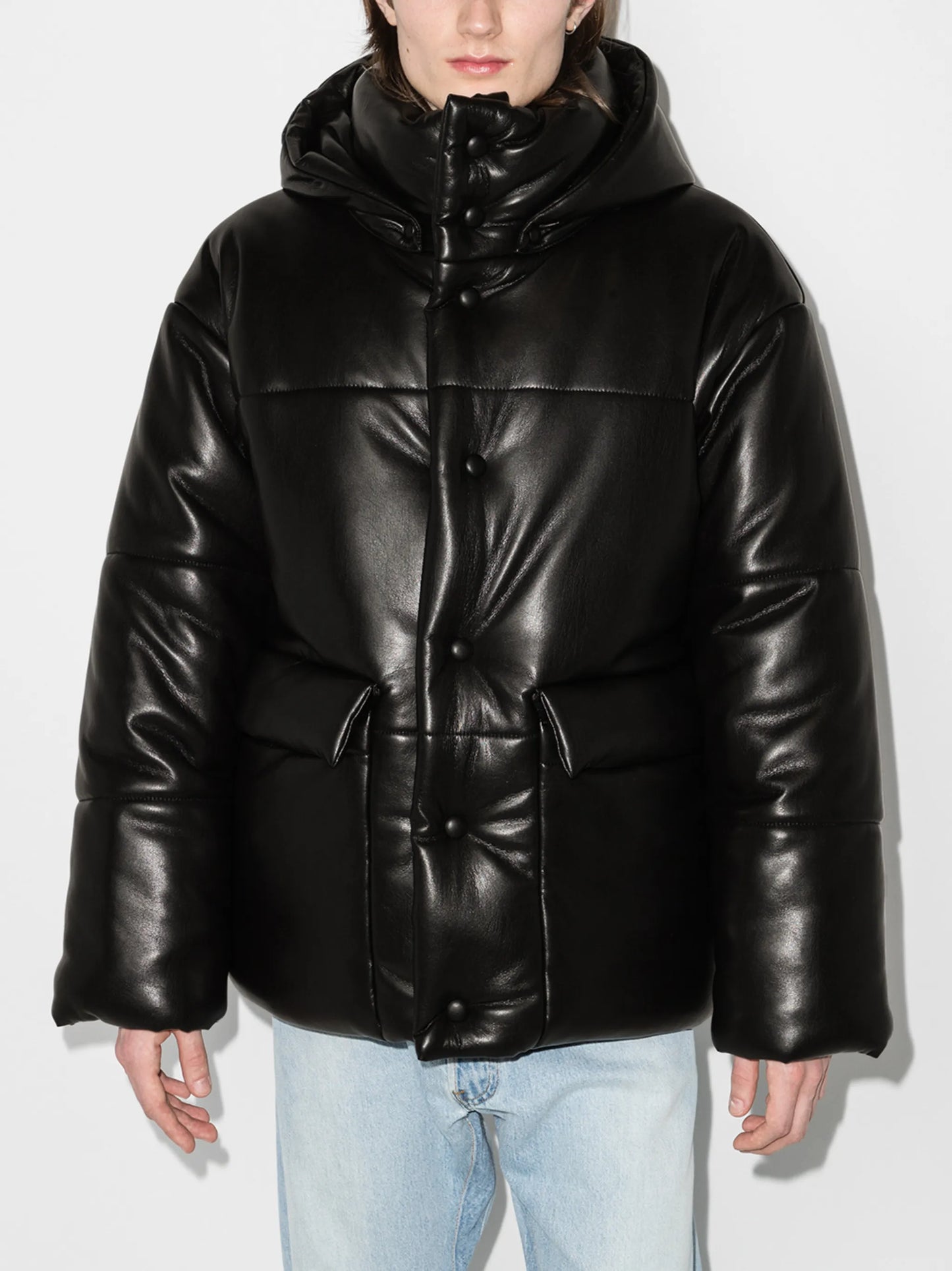 hooded padded jacket