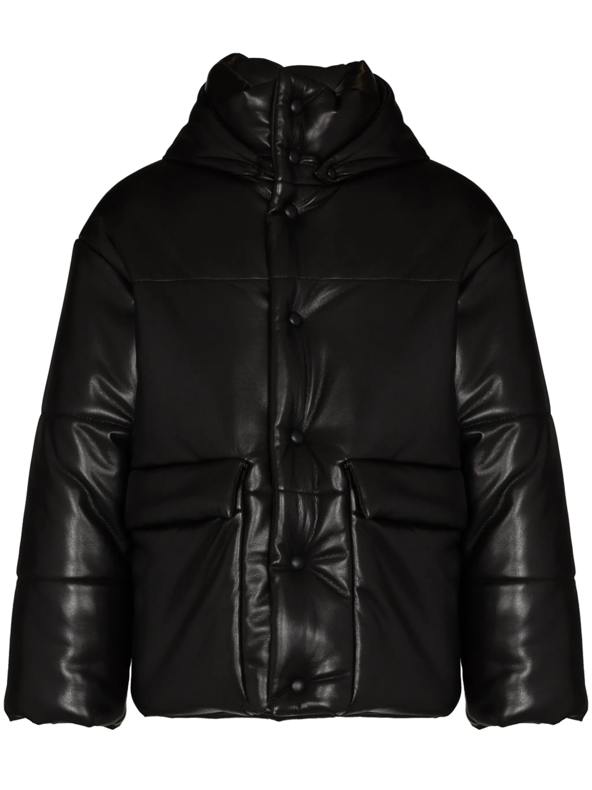 hooded padded jacket