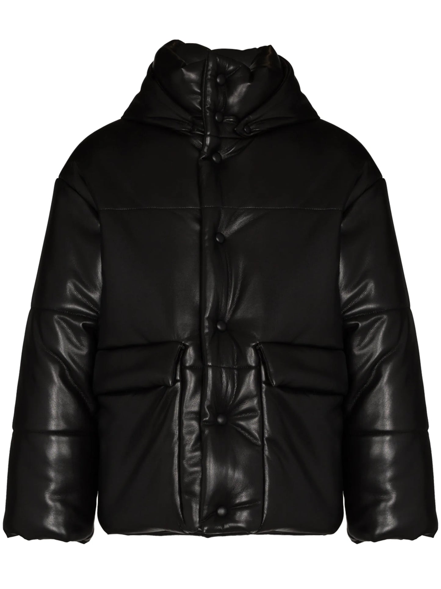 hooded padded jacket
