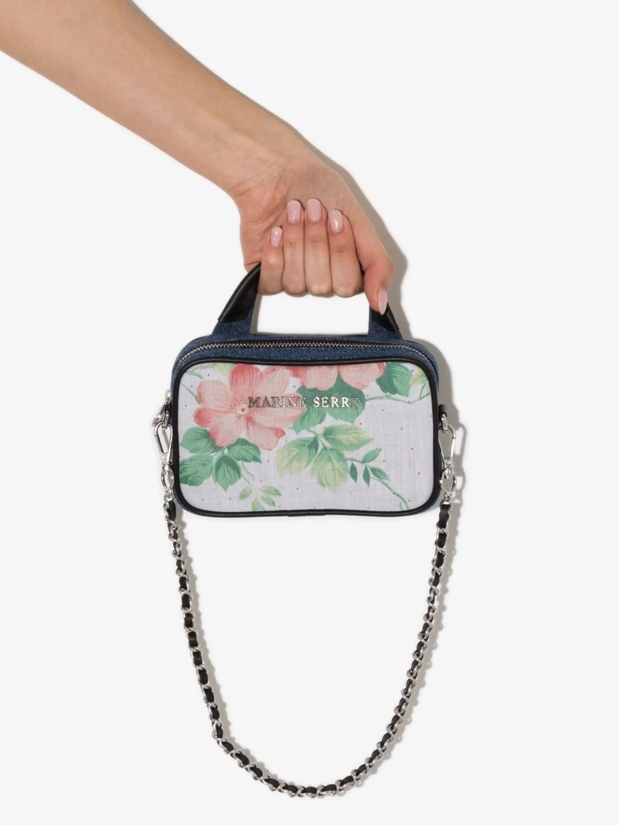 Madame denim mini bag