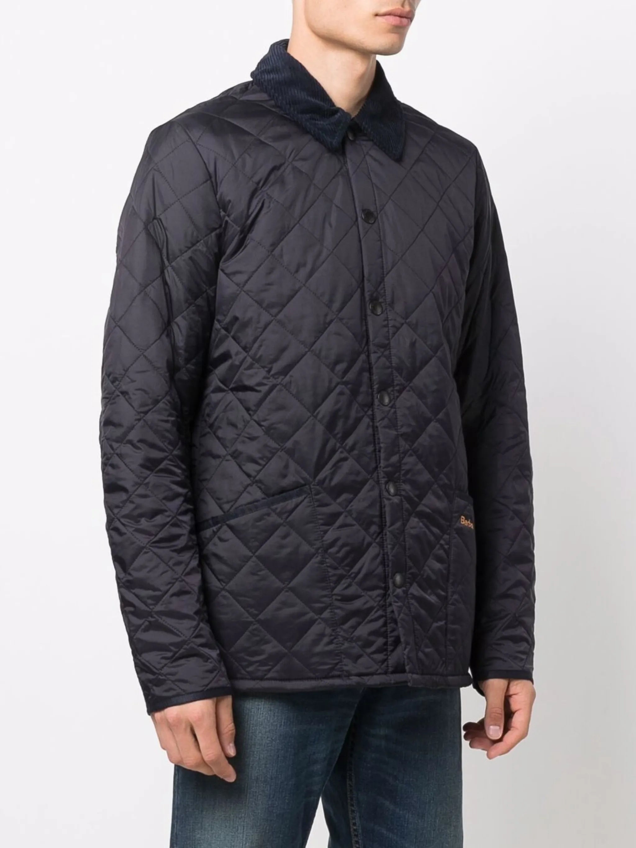 quilted rain jacket
