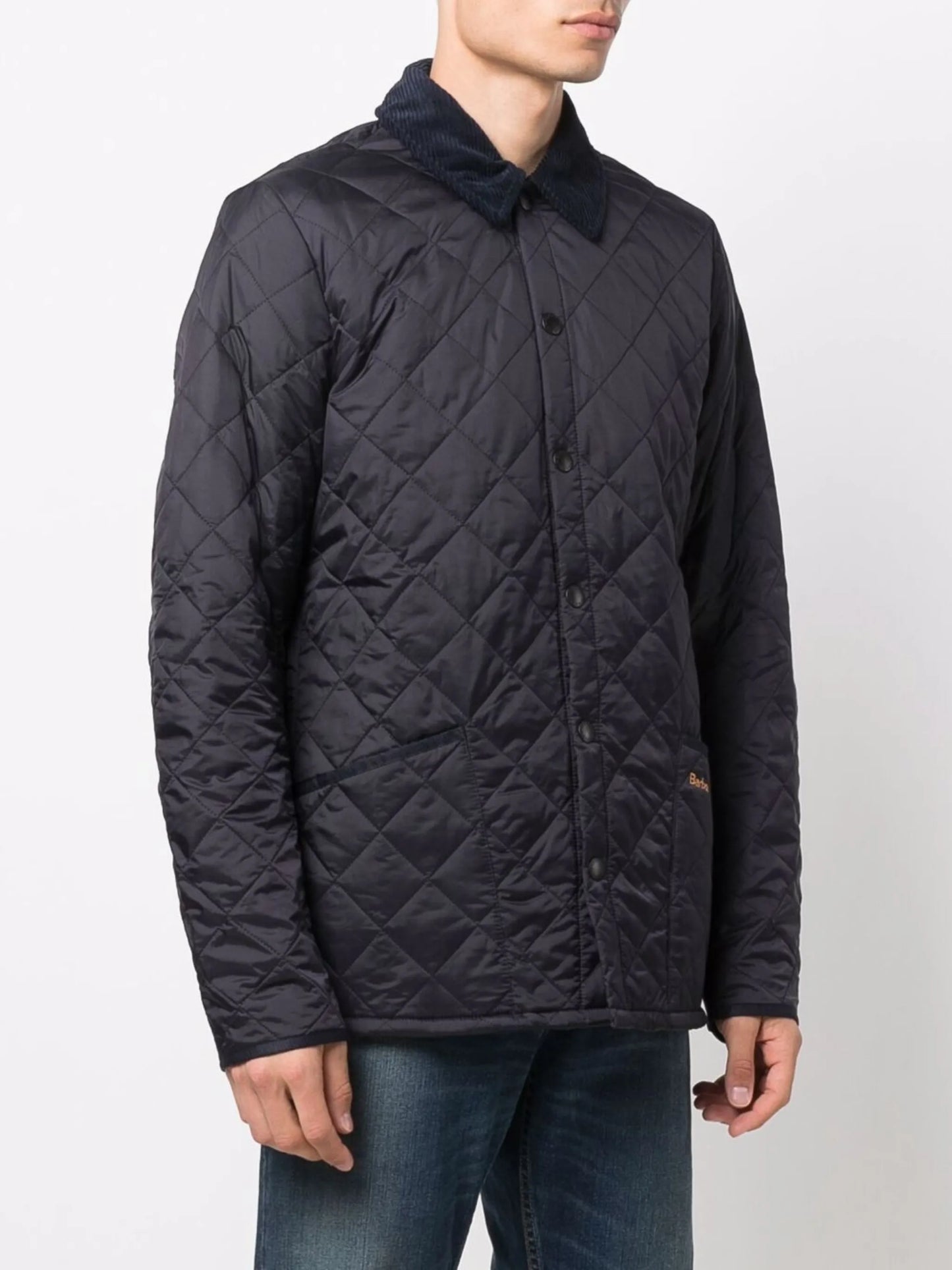 quilted rain jacket
