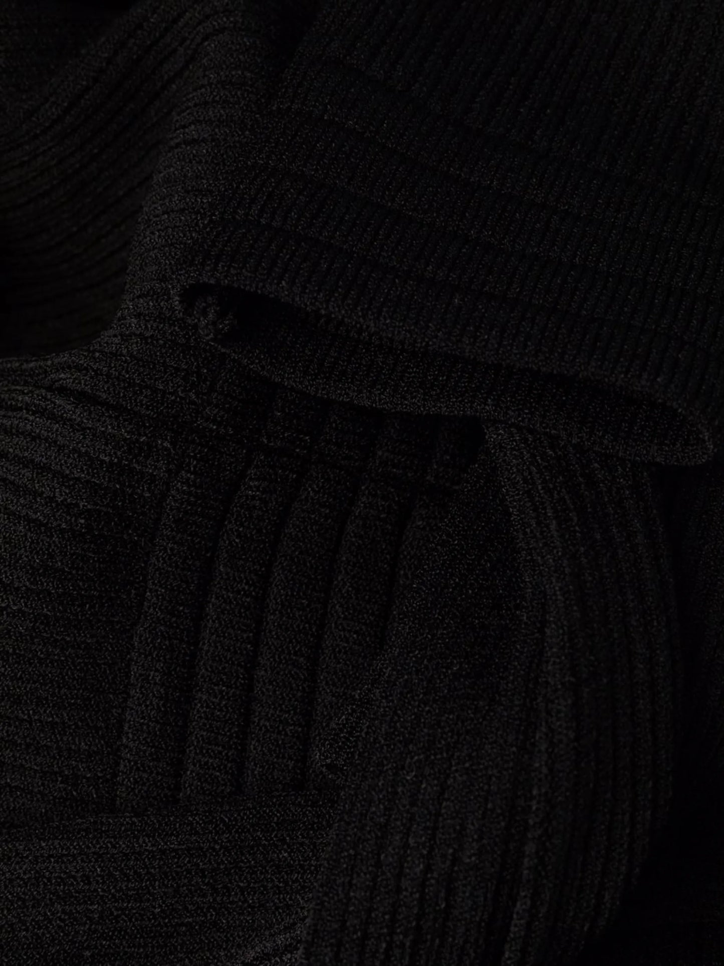 logo-button ribbed mini dress