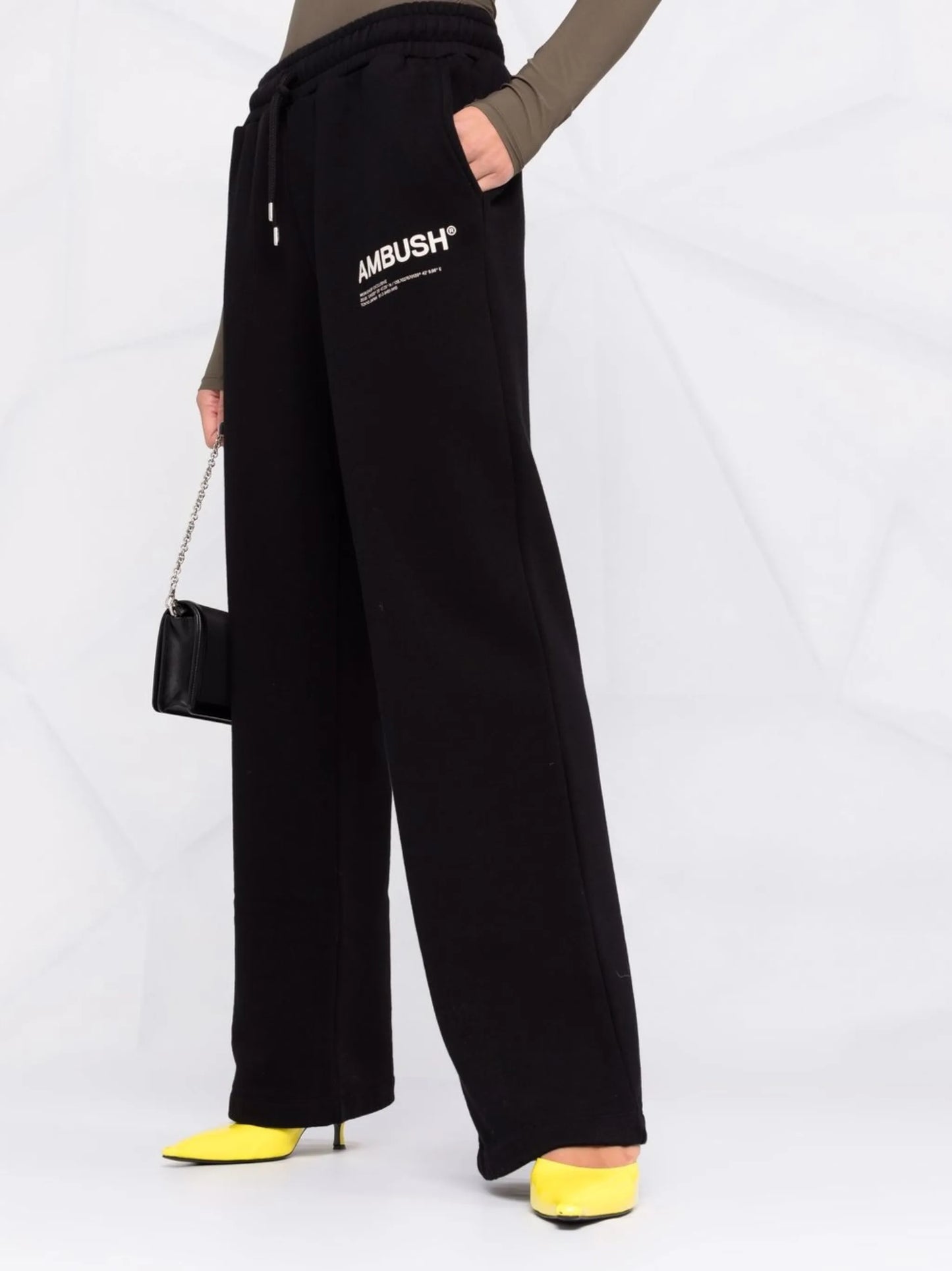 logo-print fleece track pants