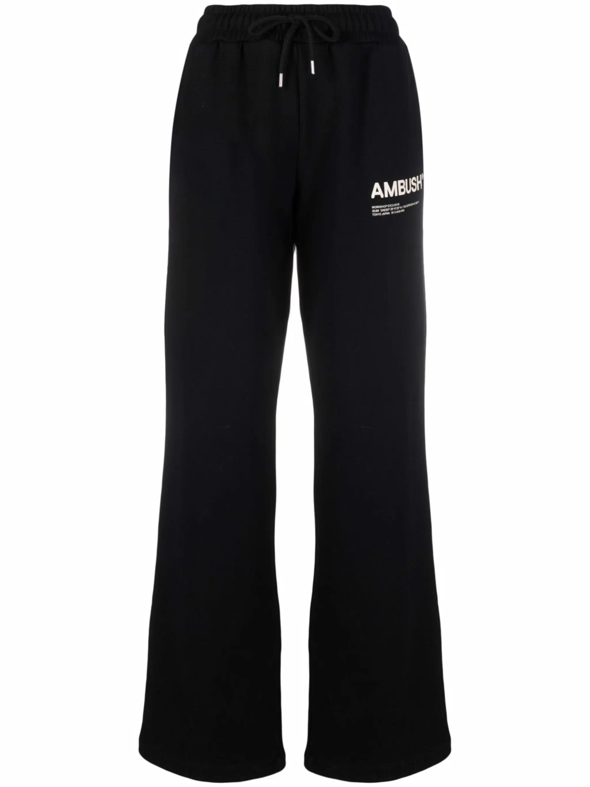 logo-print fleece track pants