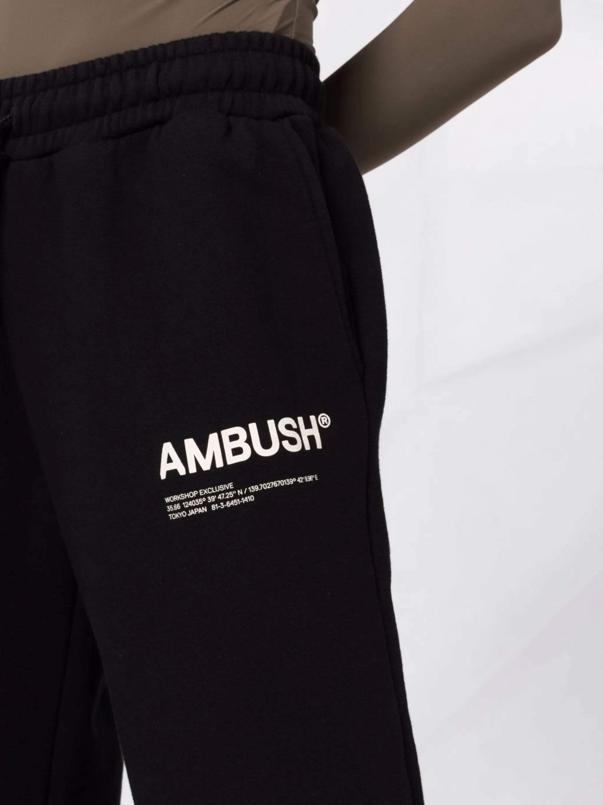 logo-print fleece track pants