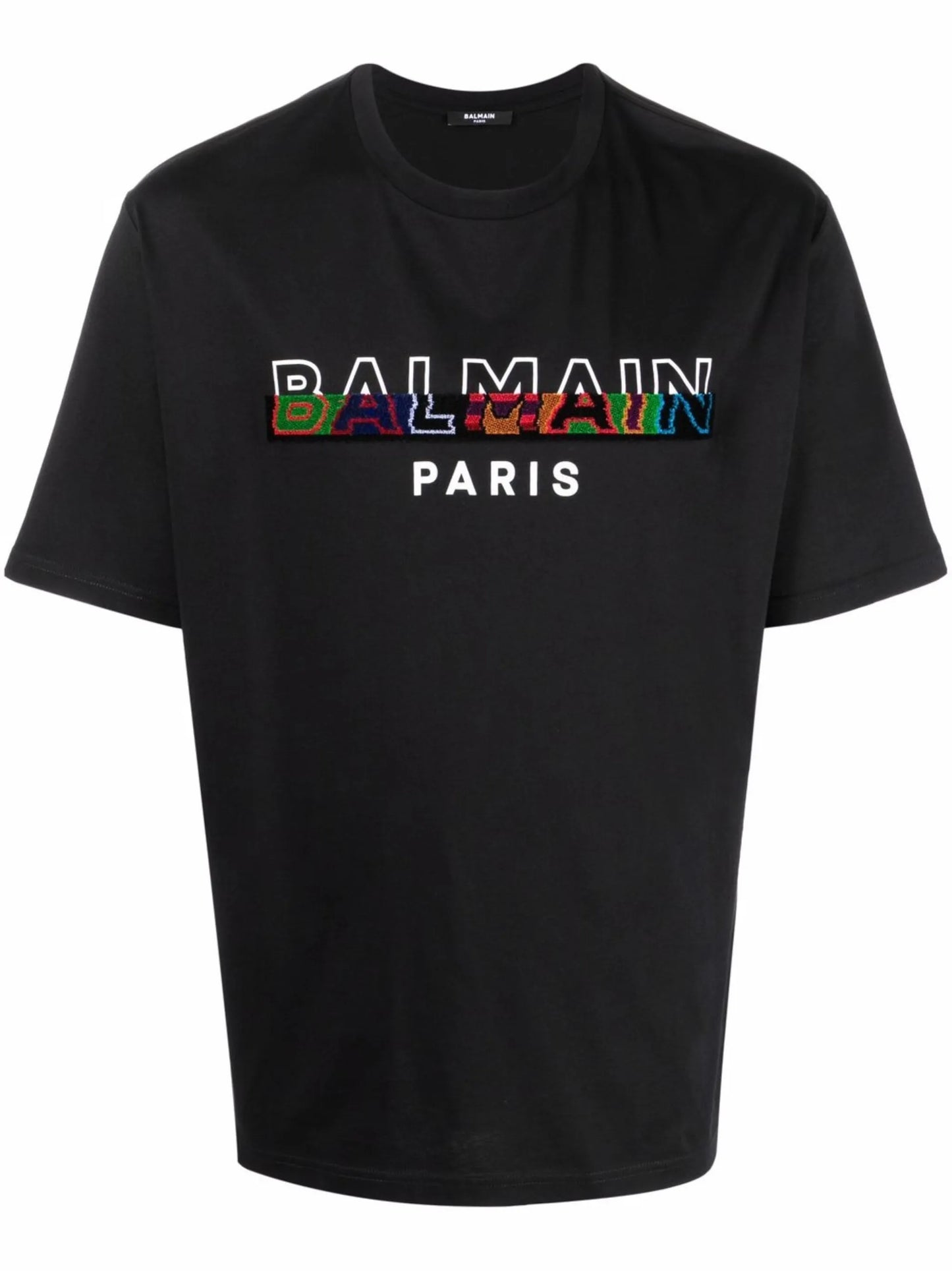textured-logo T-shirt