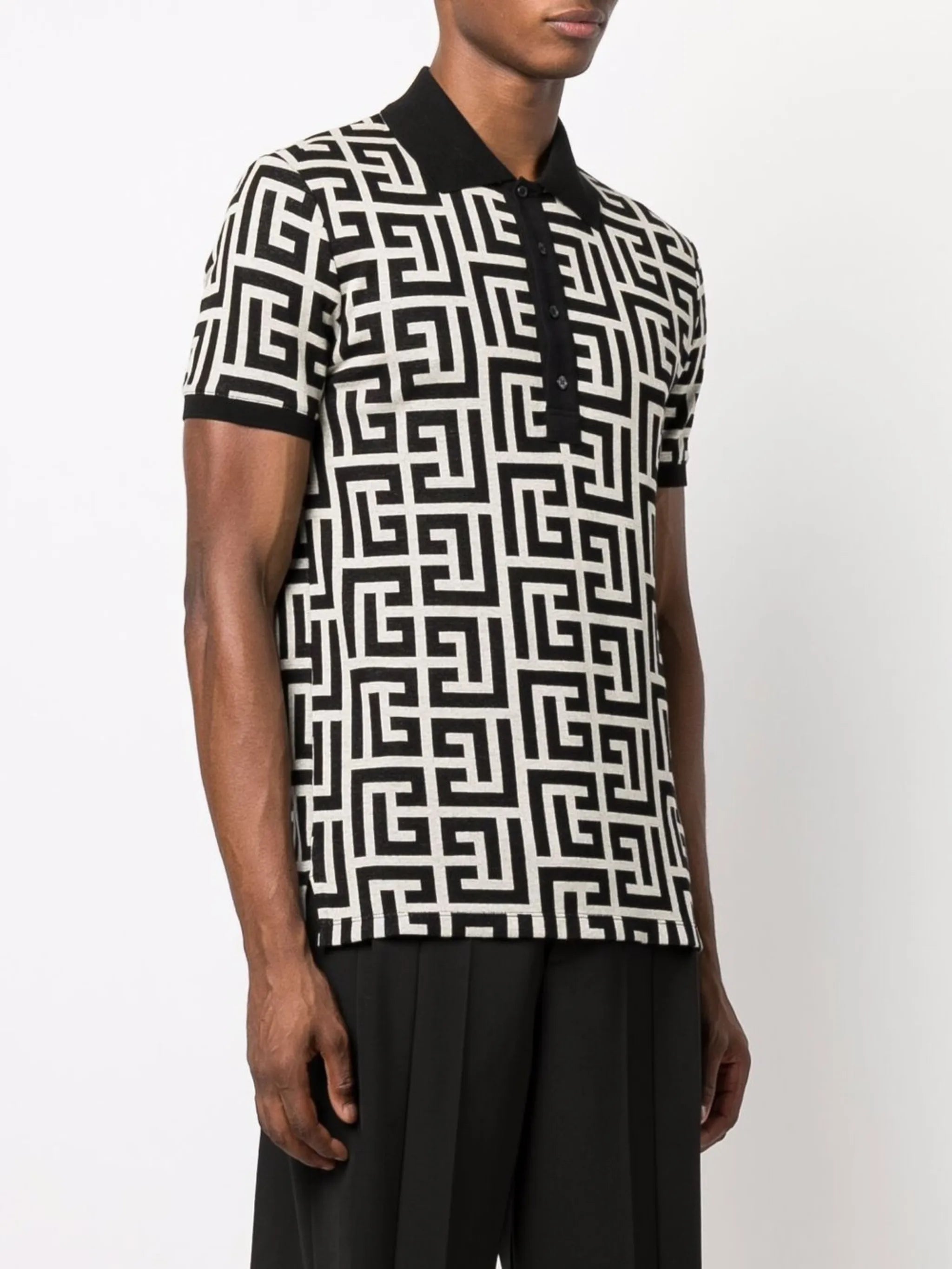 PB-monogram polo shirt