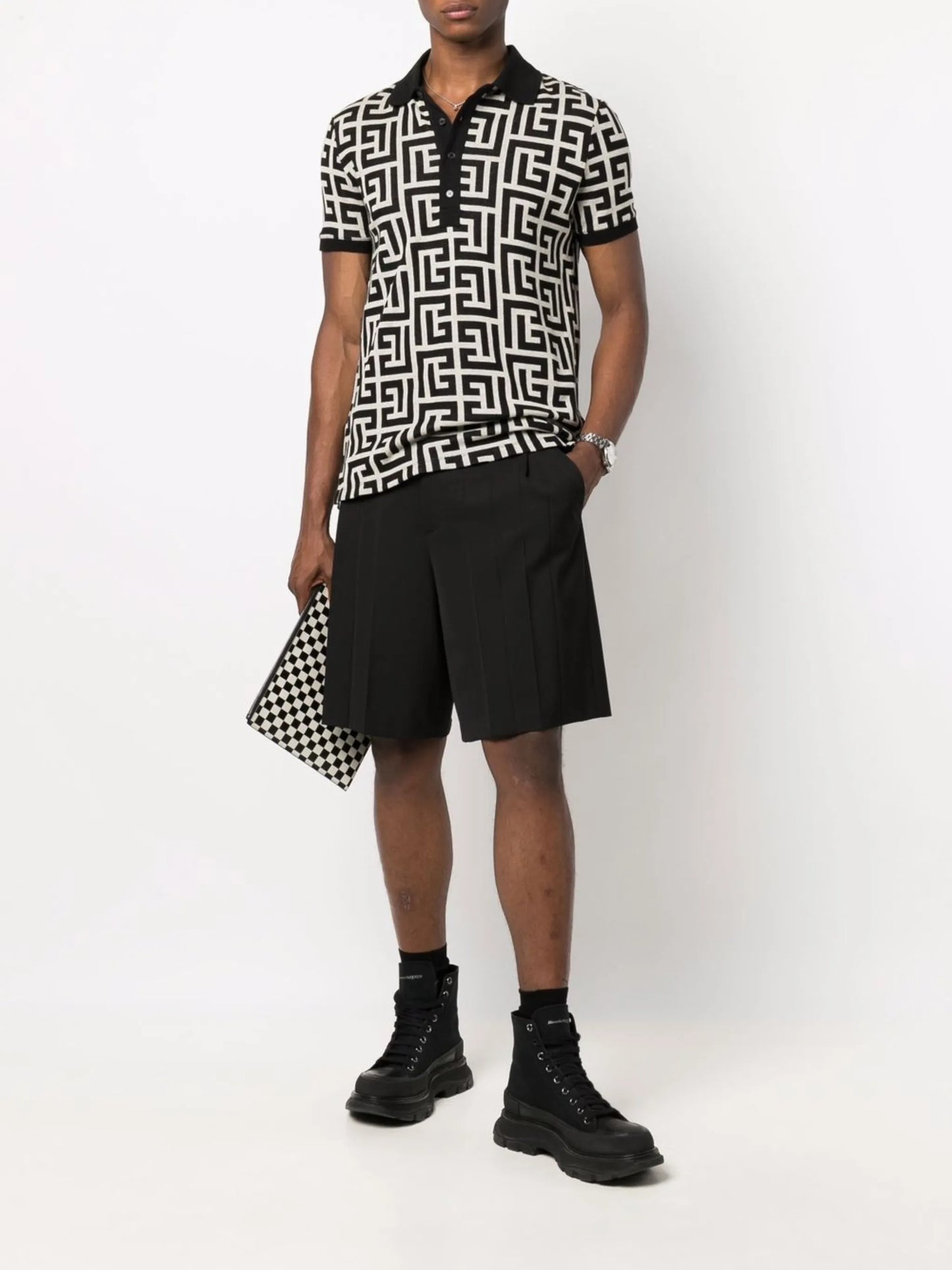 PB-monogram polo shirt