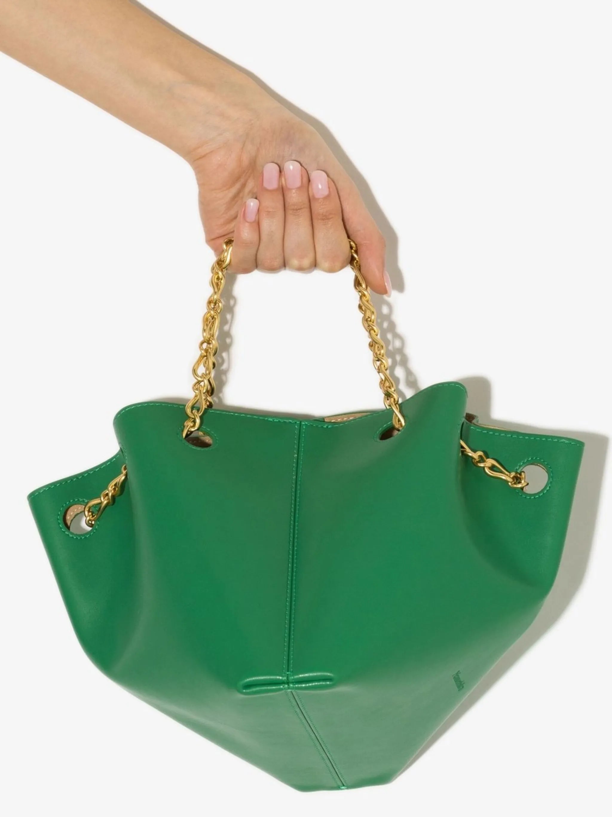 Gather chain-strap tote bag