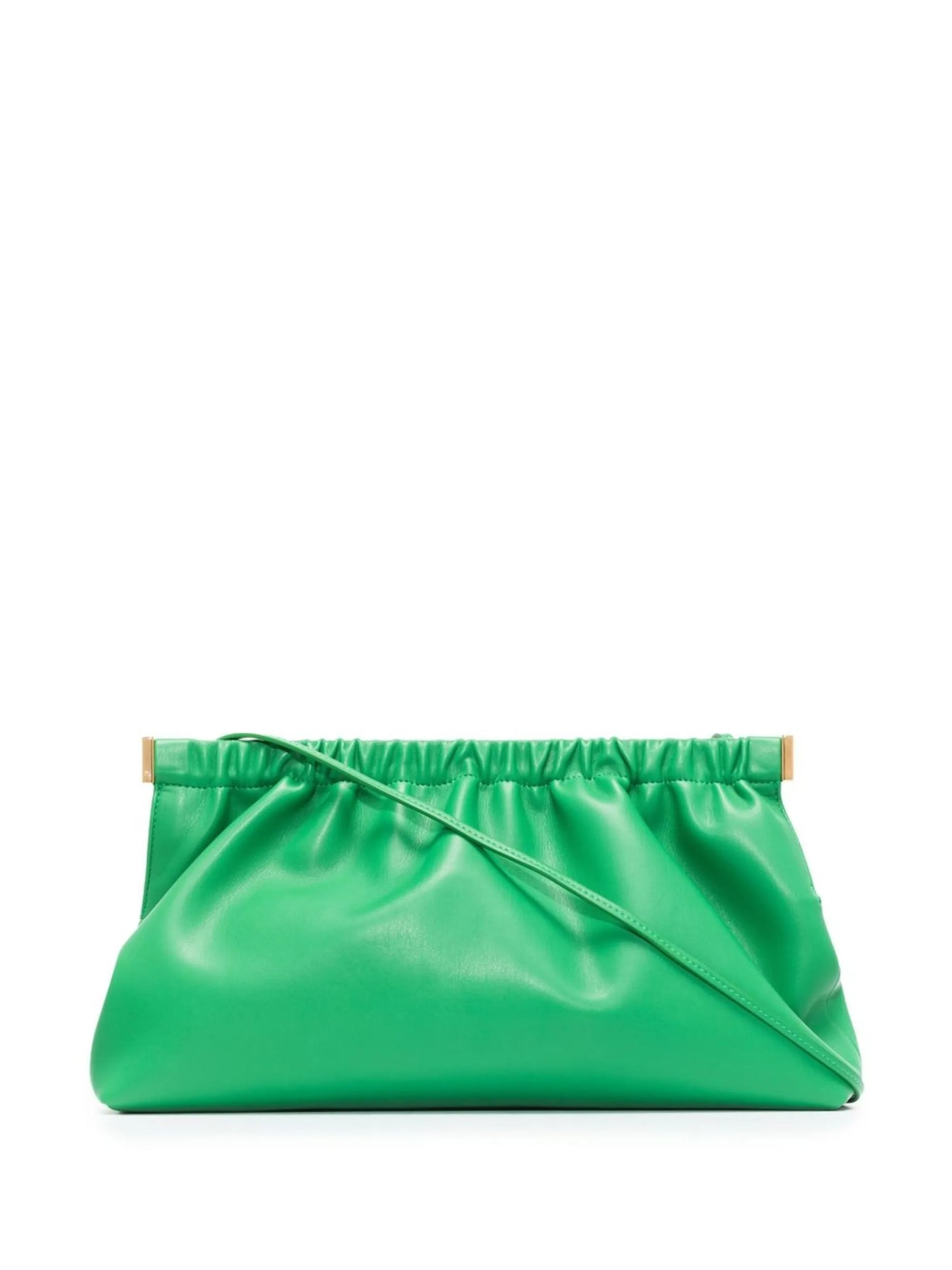 The Bar vegan-leather clutch bag