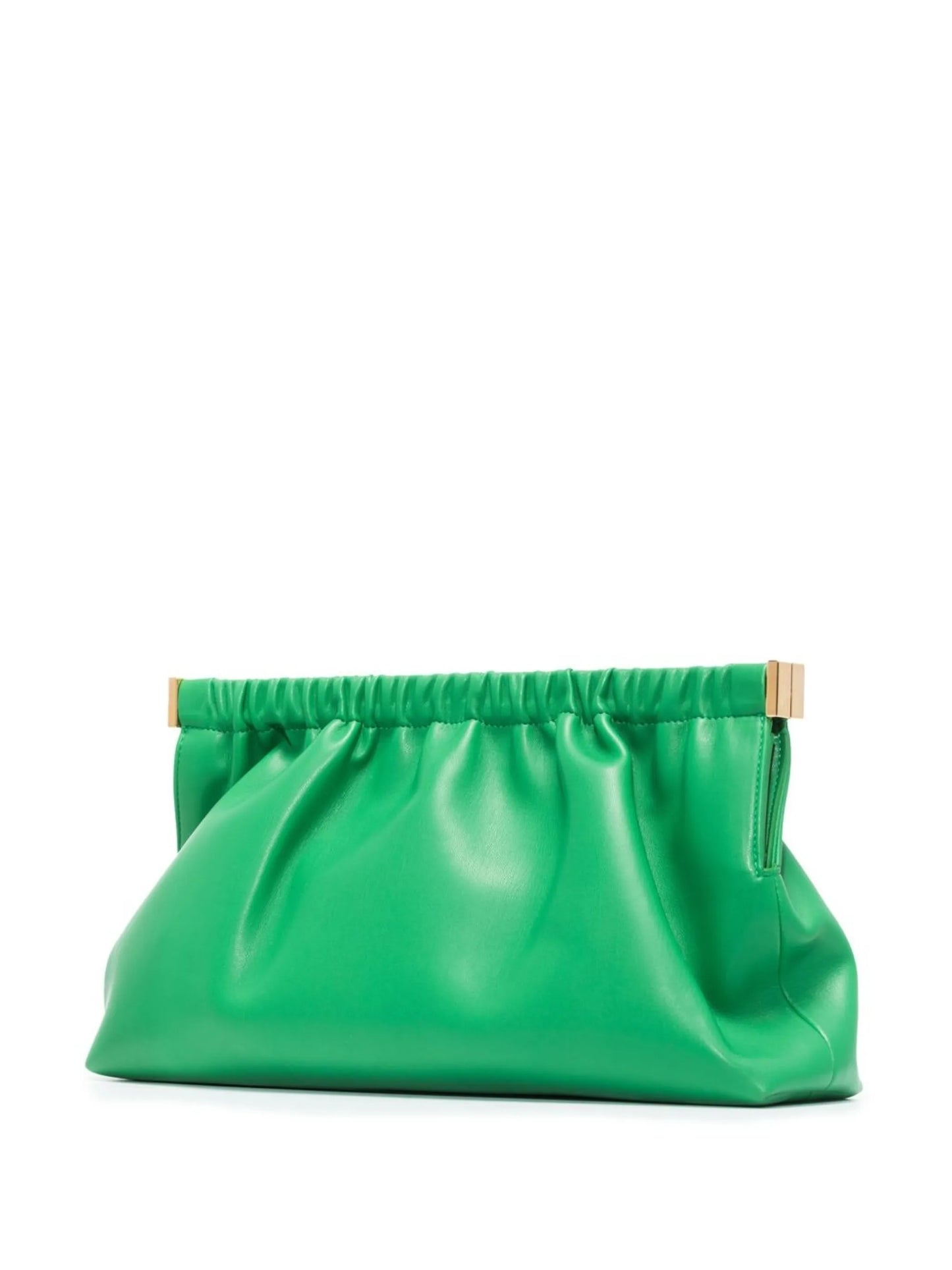 The Bar vegan-leather clutch bag
