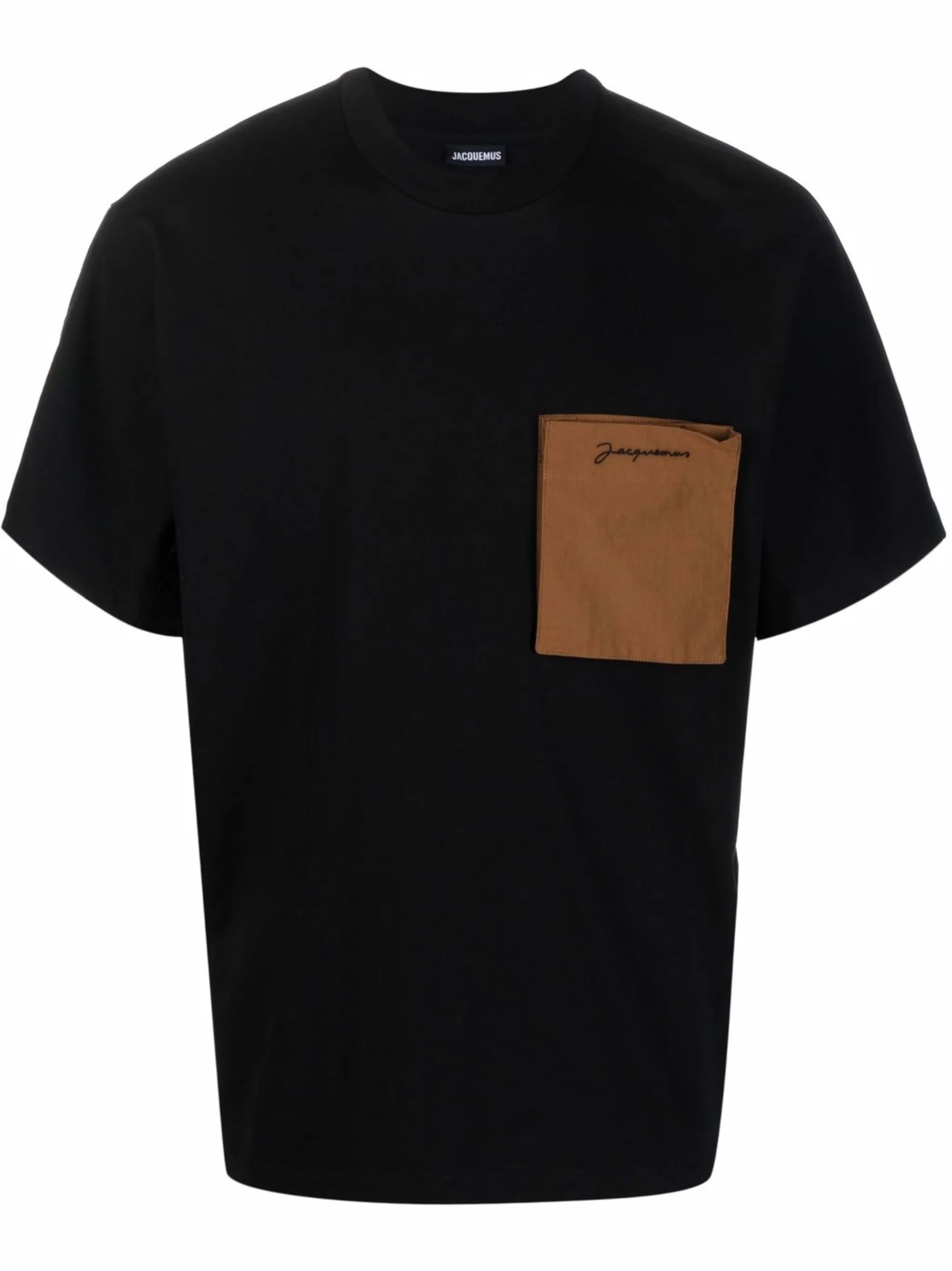 contrasting-panel detail T-shirt