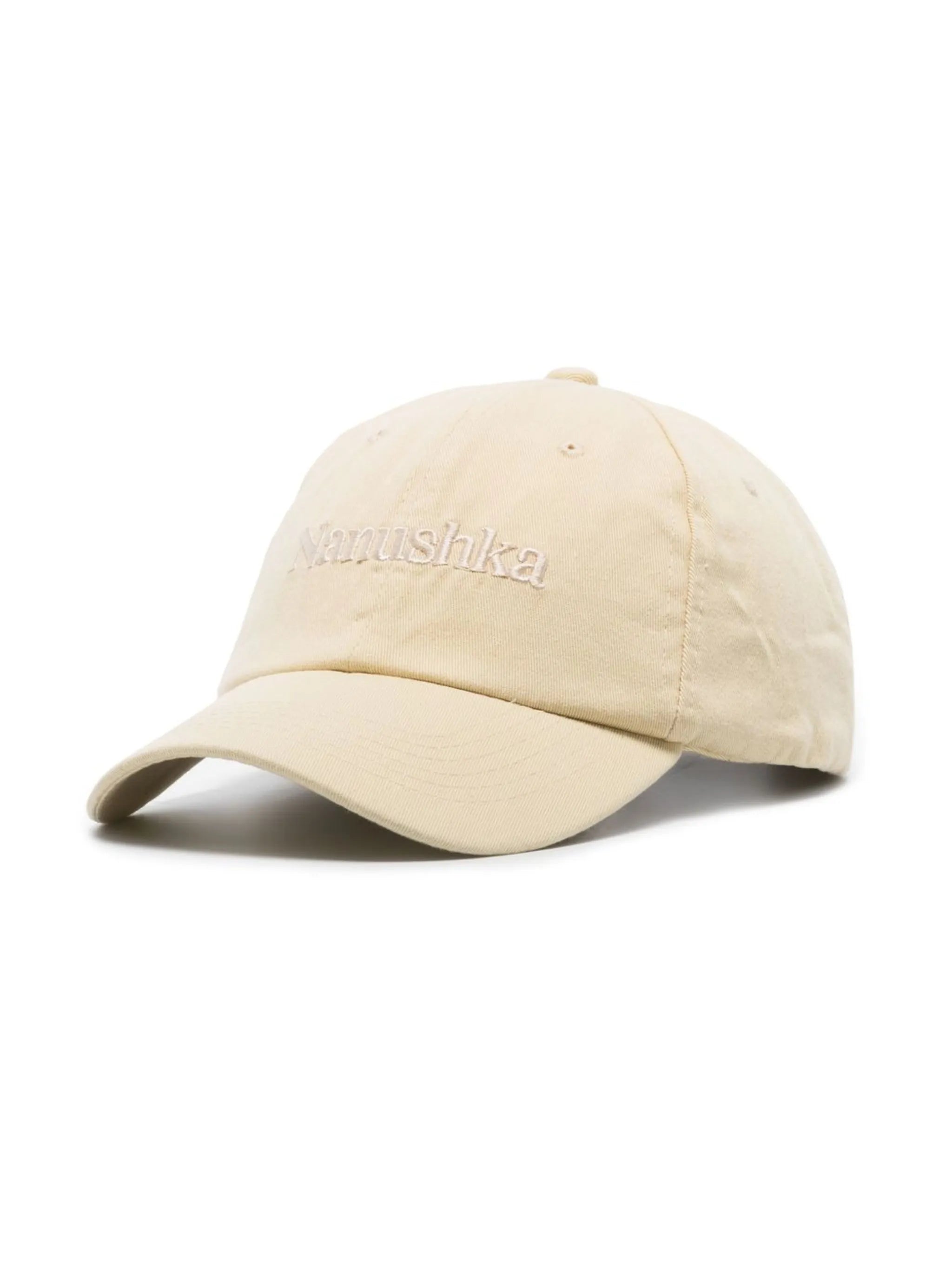 logo-embroidered organic cotton cap