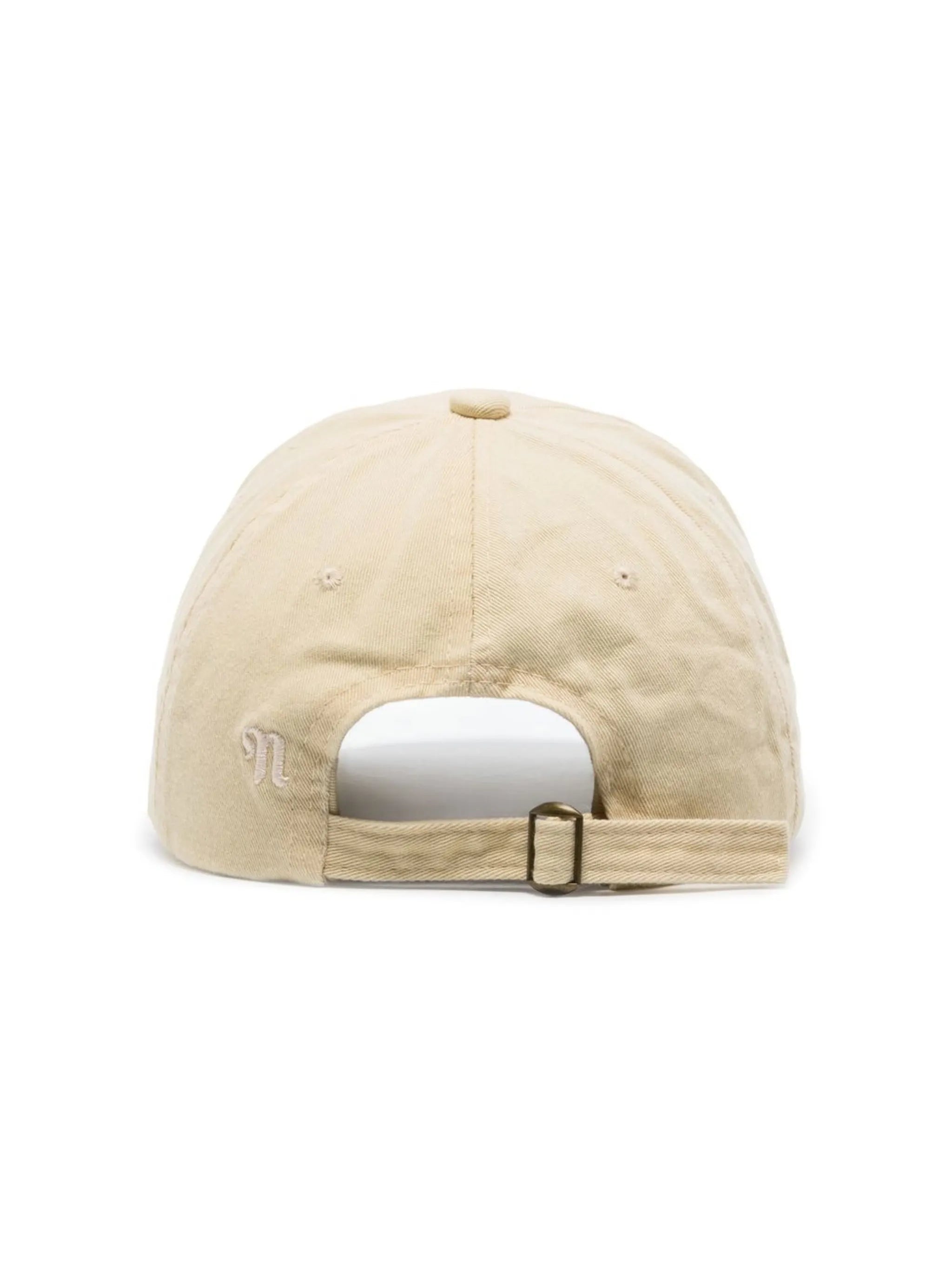 logo-embroidered organic cotton cap