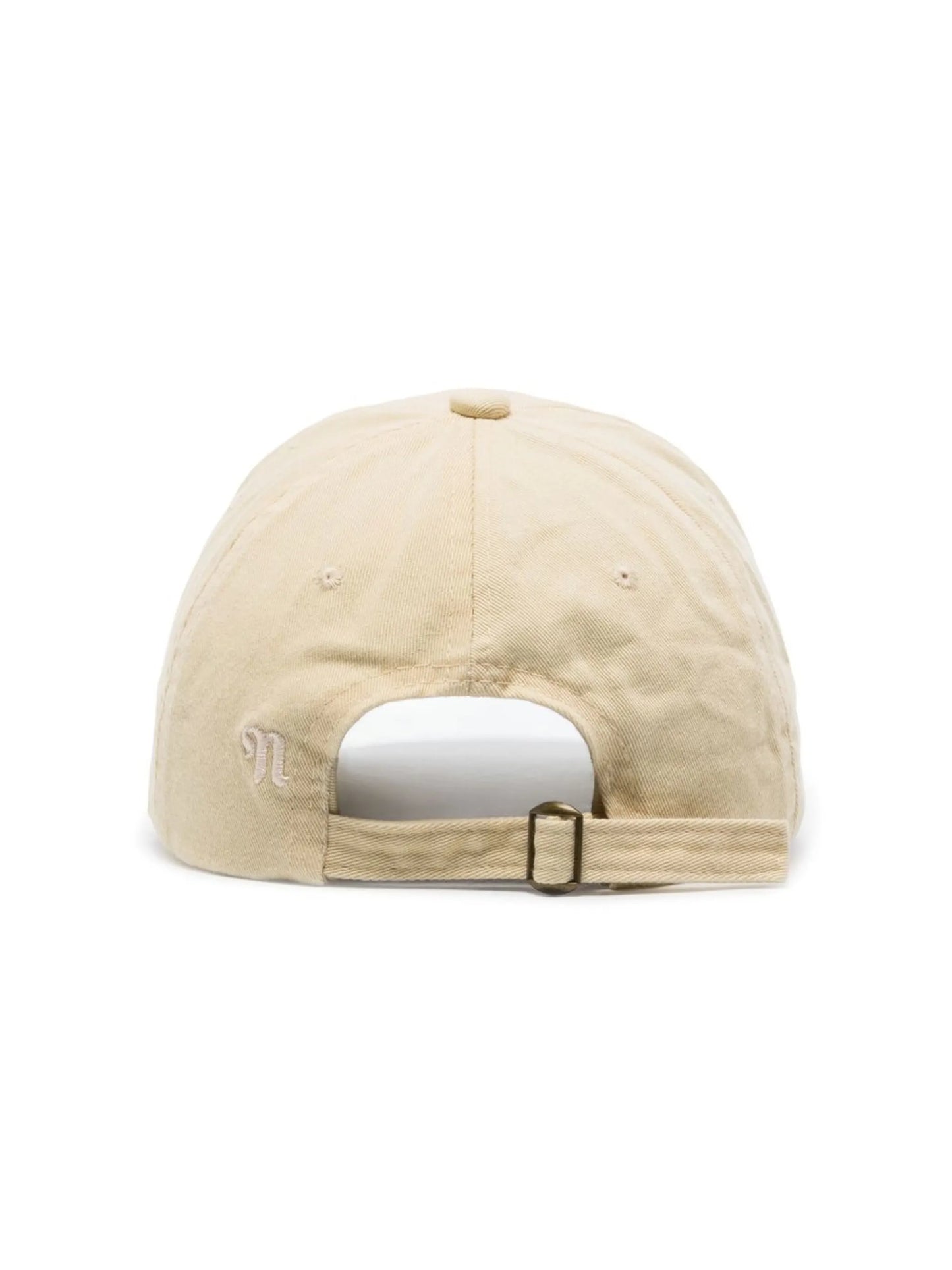 logo-embroidered organic cotton cap