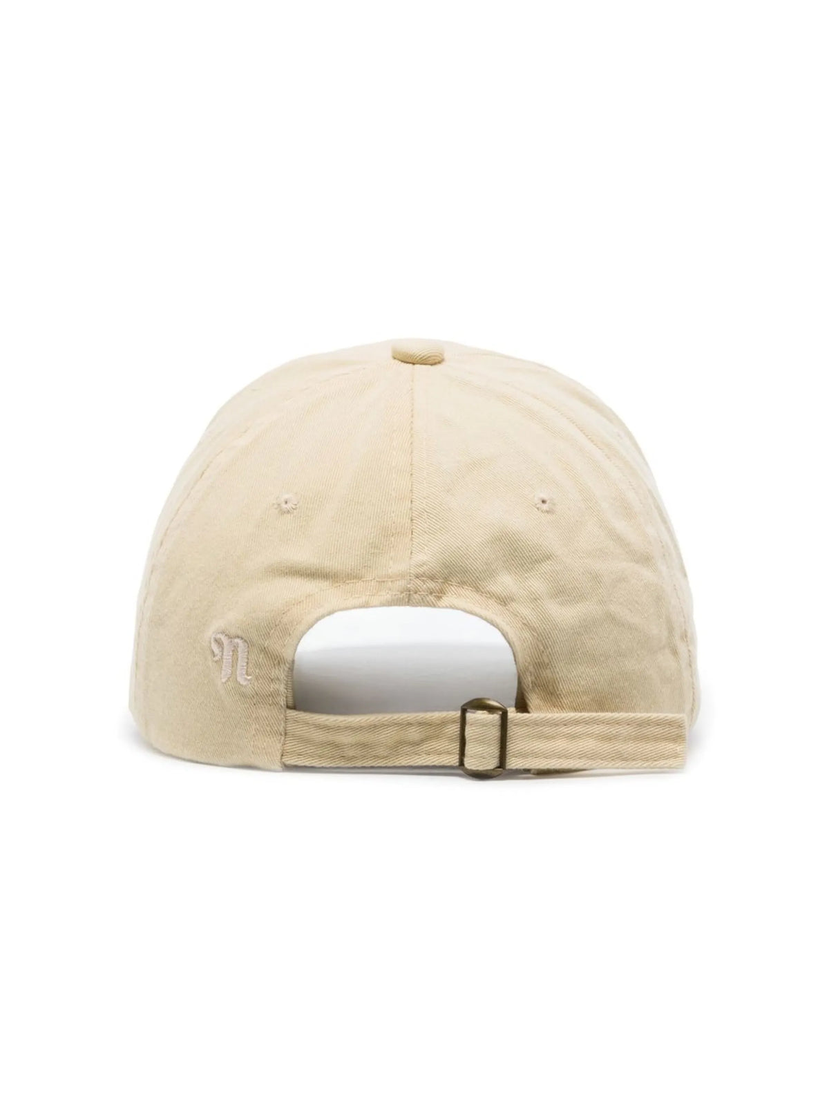 logo-embroidered organic cotton cap
