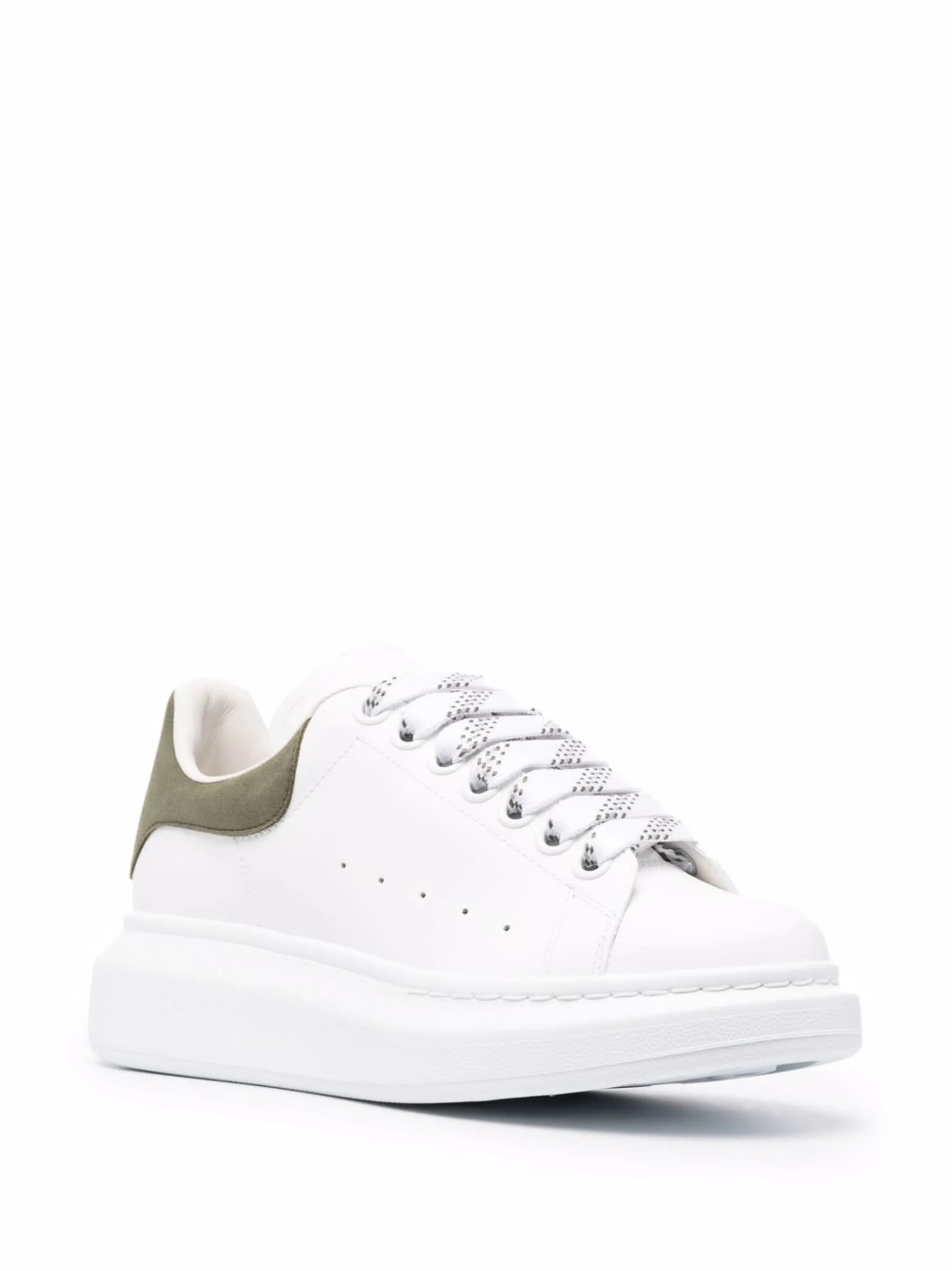 Oversized lace-up sneakers