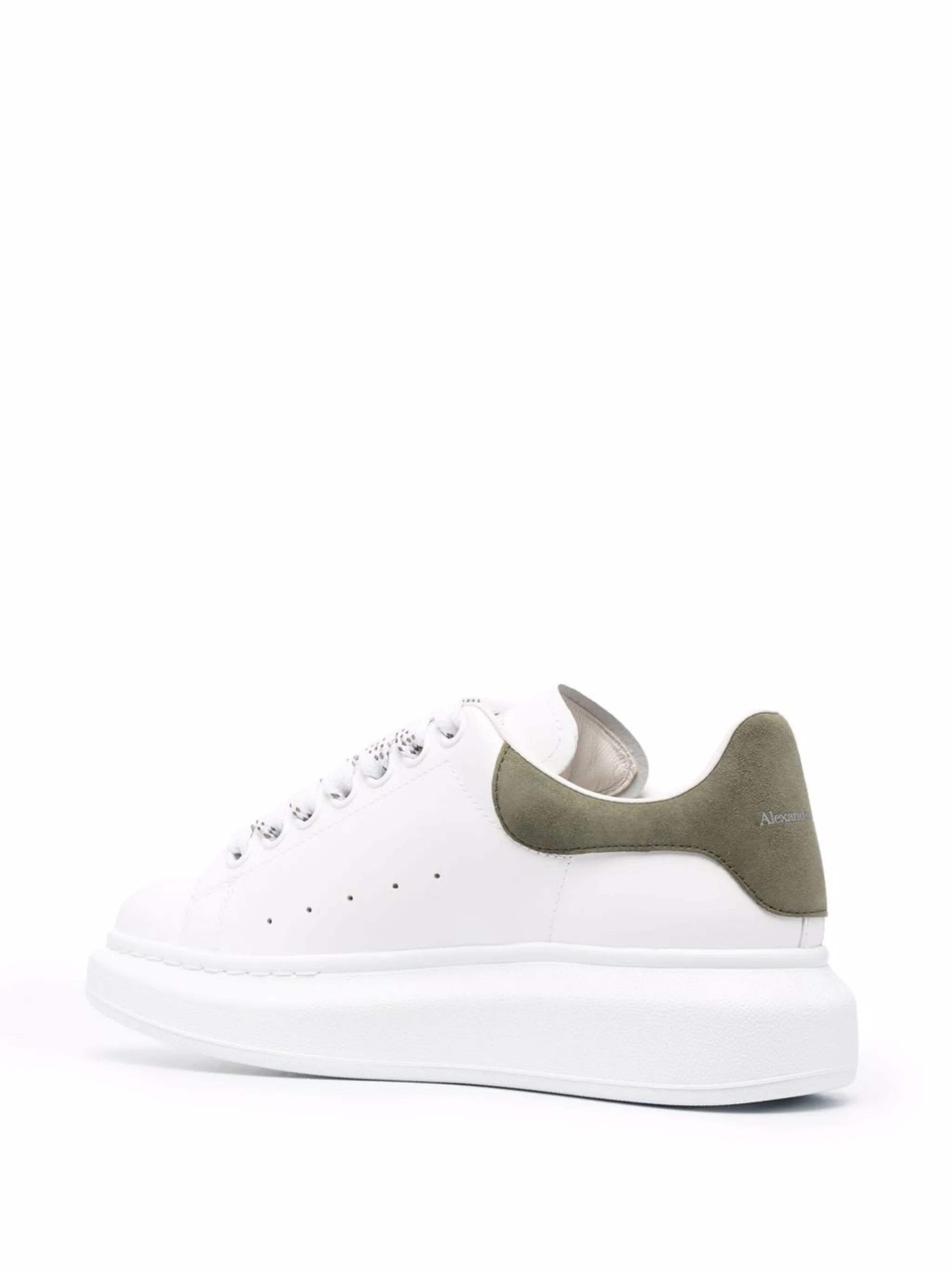 Oversized lace-up sneakers