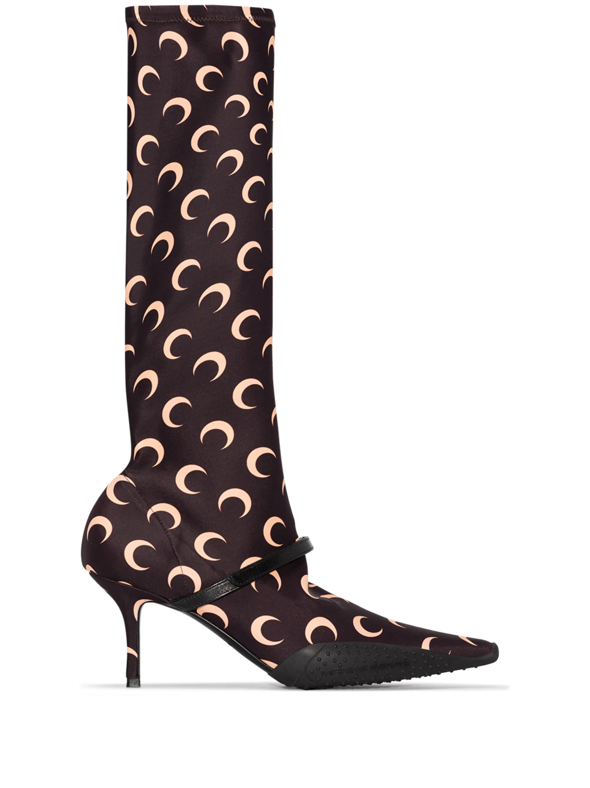 Second Skin 75mm moon-print boots