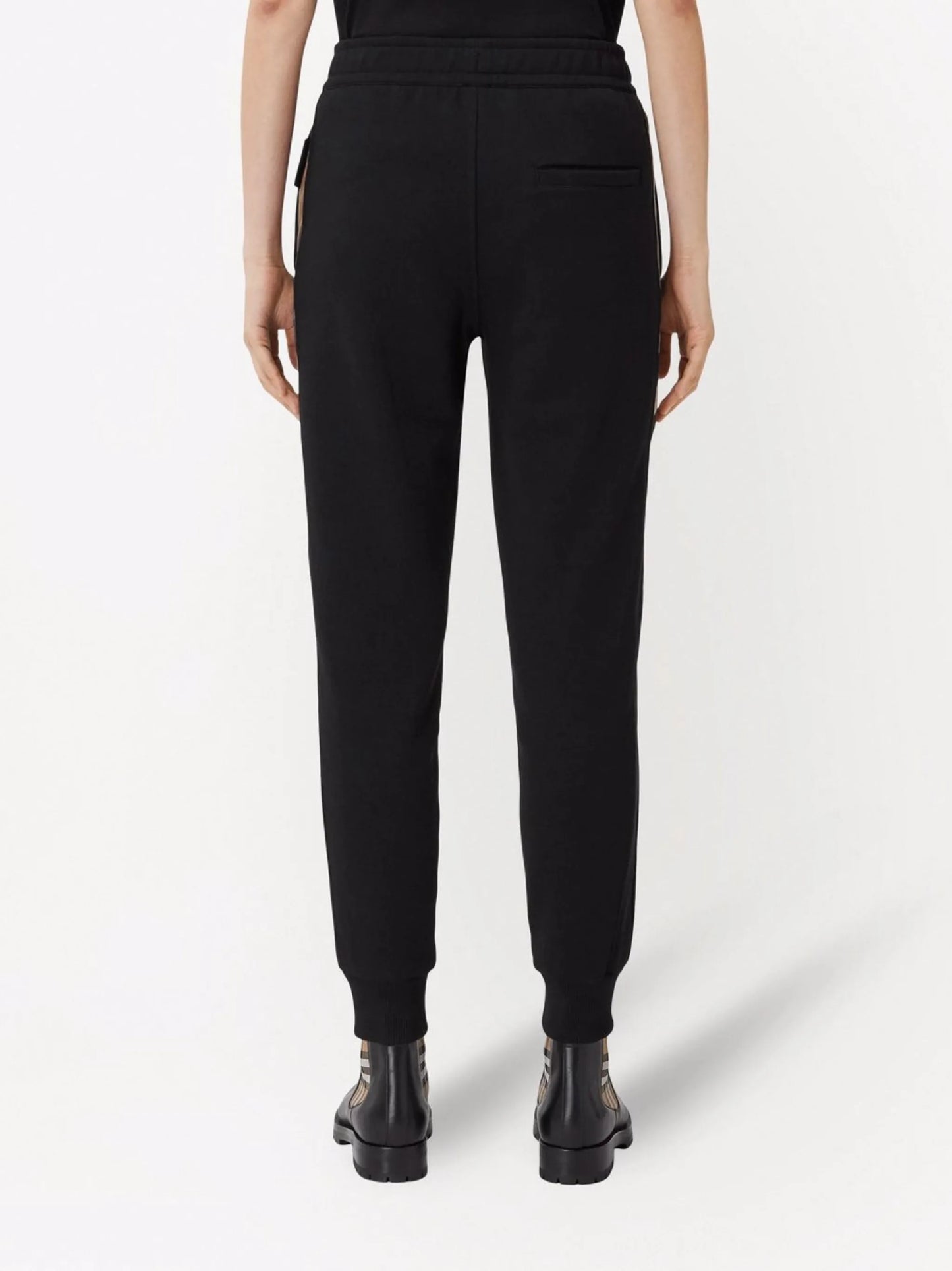 Stephan Vintage Check-detail track pants