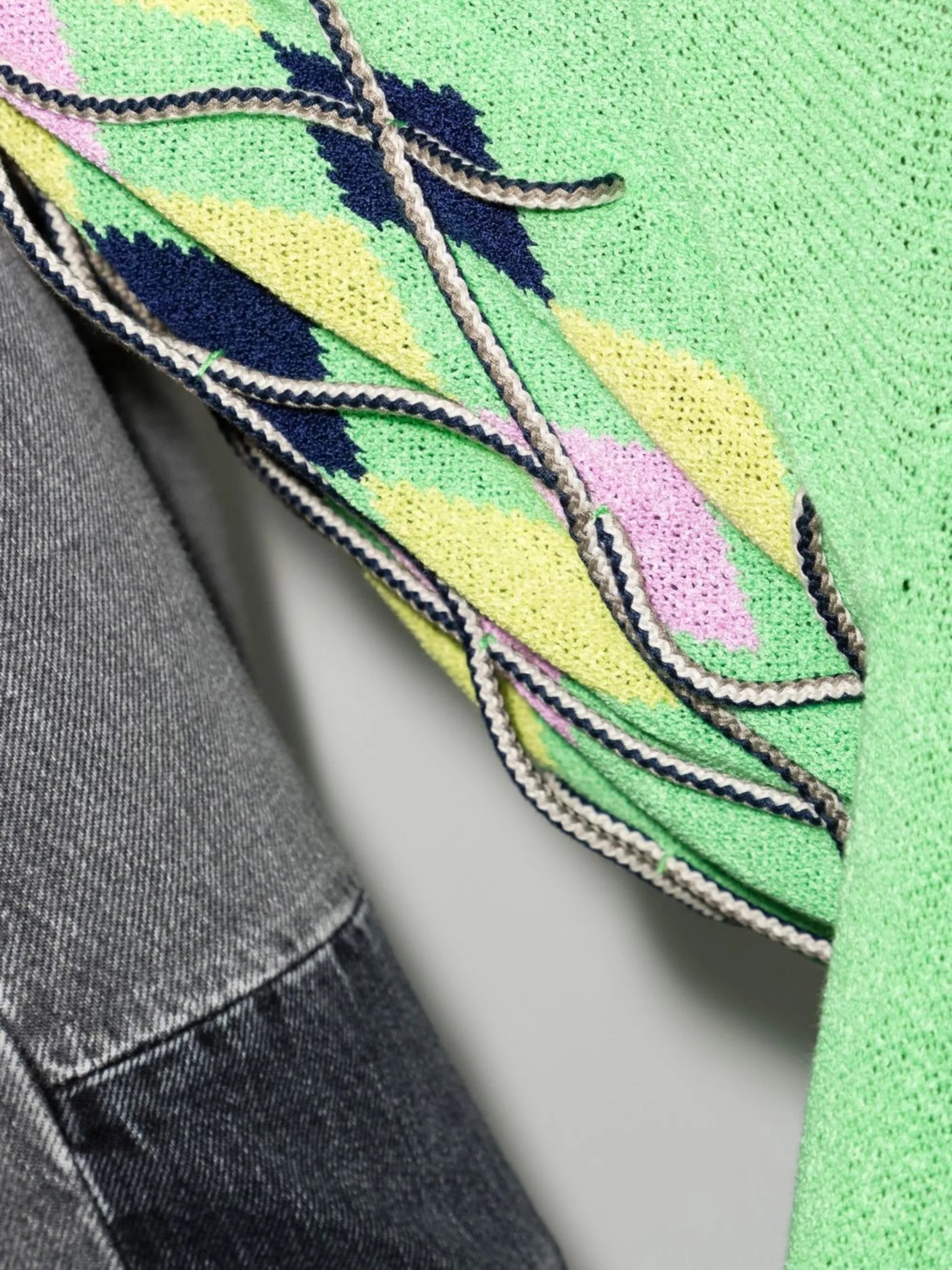Joy argyle-string cardigan