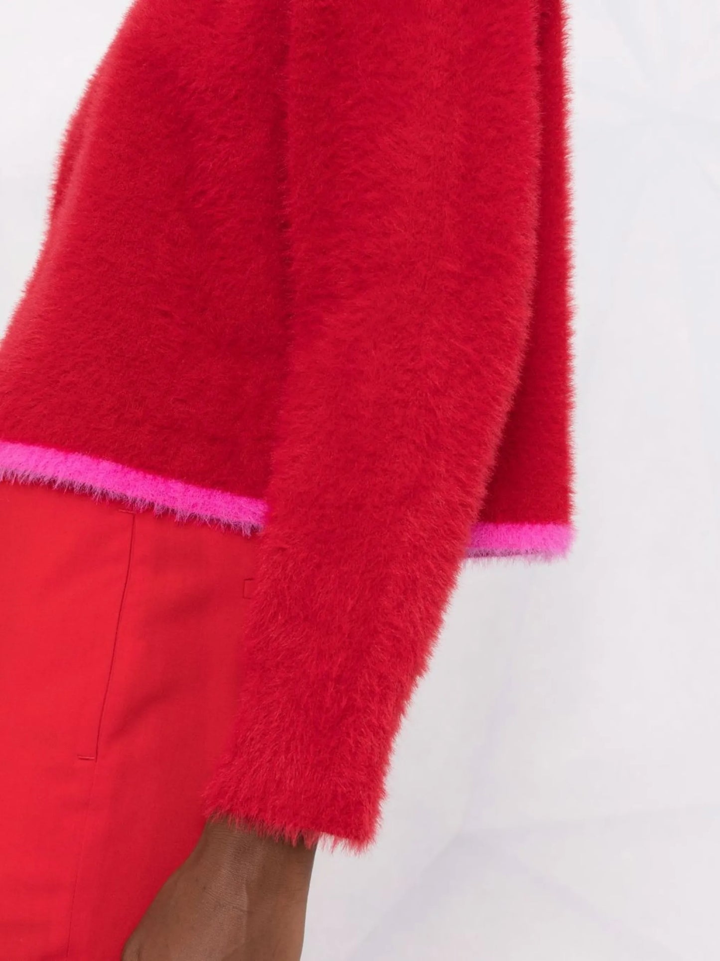 stripe-detail long-sleeve jumper