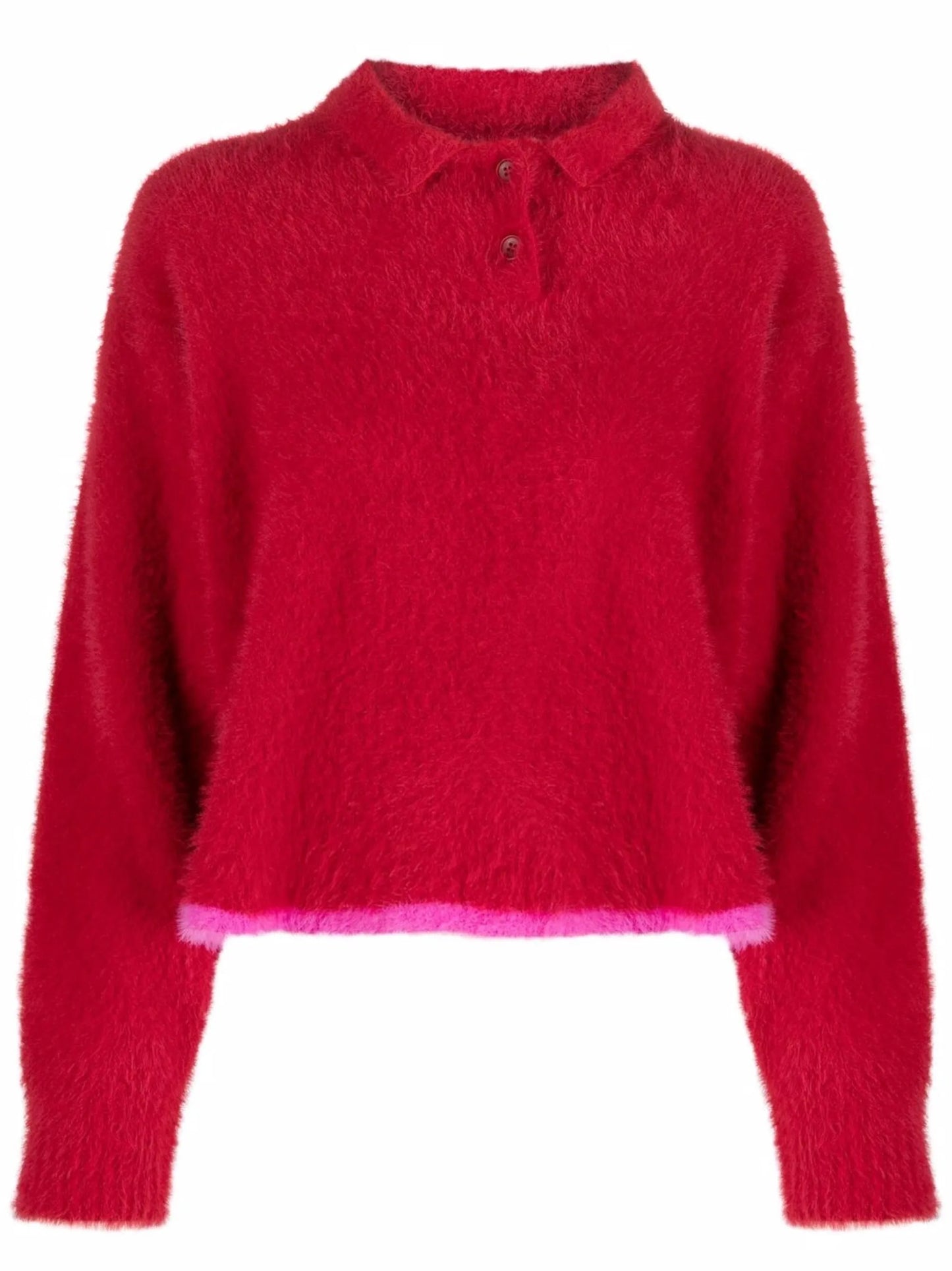 stripe-detail long-sleeve jumper